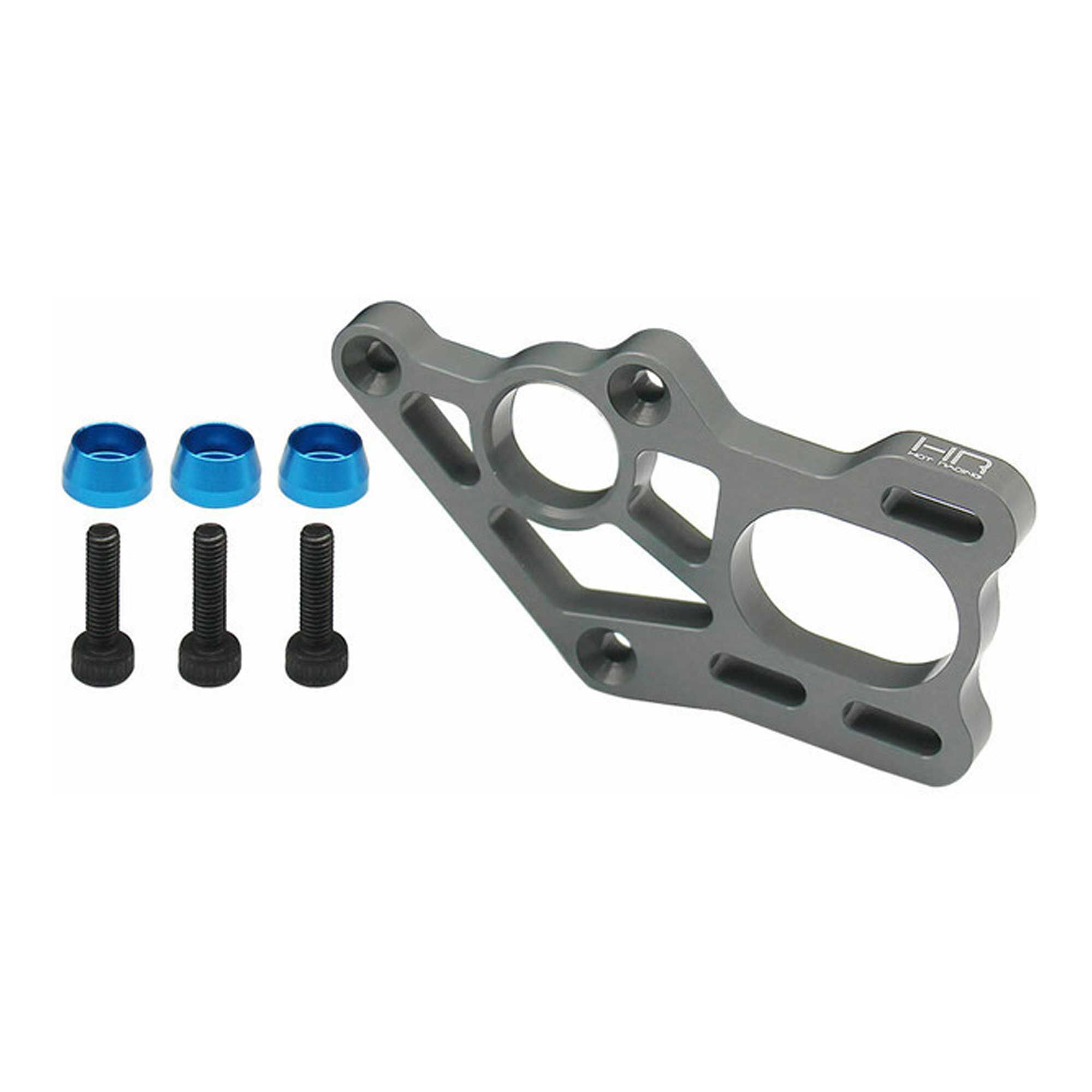 Hot Racing Aluminum Tri-Mount Motor Mount: Team Associated 1/10 RC10B7