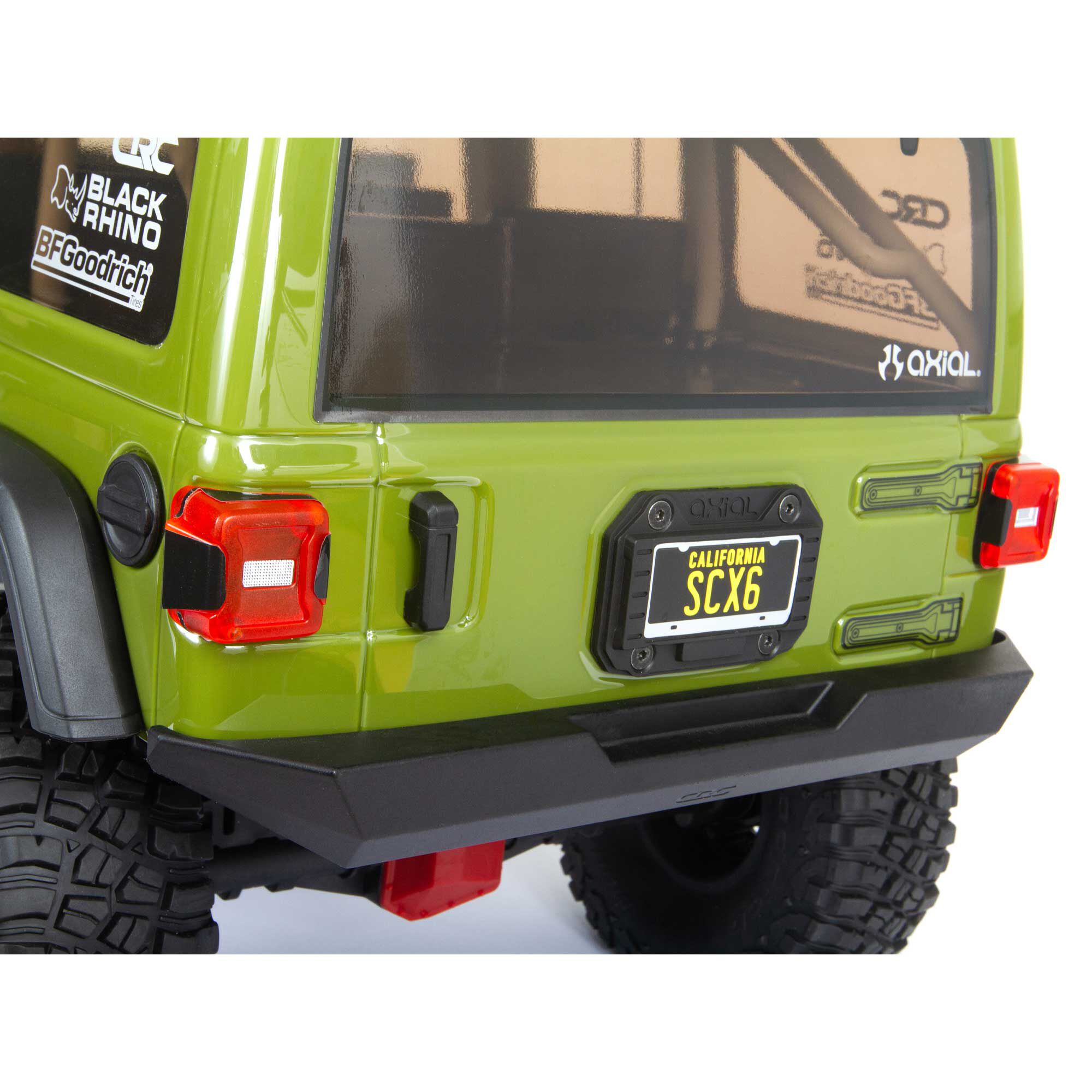 Axial 1/6 SCX6 Jeep JLU Wrangler 4X4 RTR Brushed Rock Crawler, Green