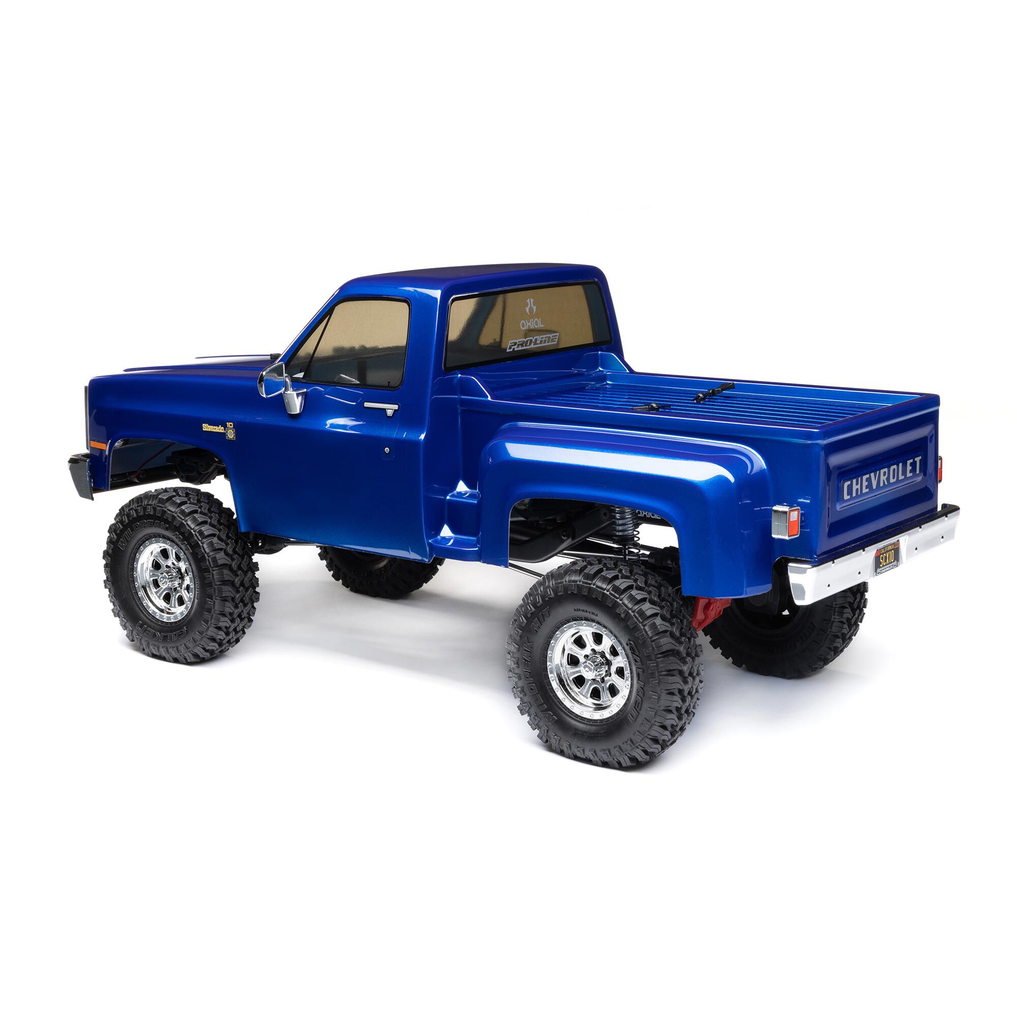 Axial 1/10 SCX10 III Base Camp 1982 Chevrolet K10 4X4 RTR Brushed Rock Crawler, Blue