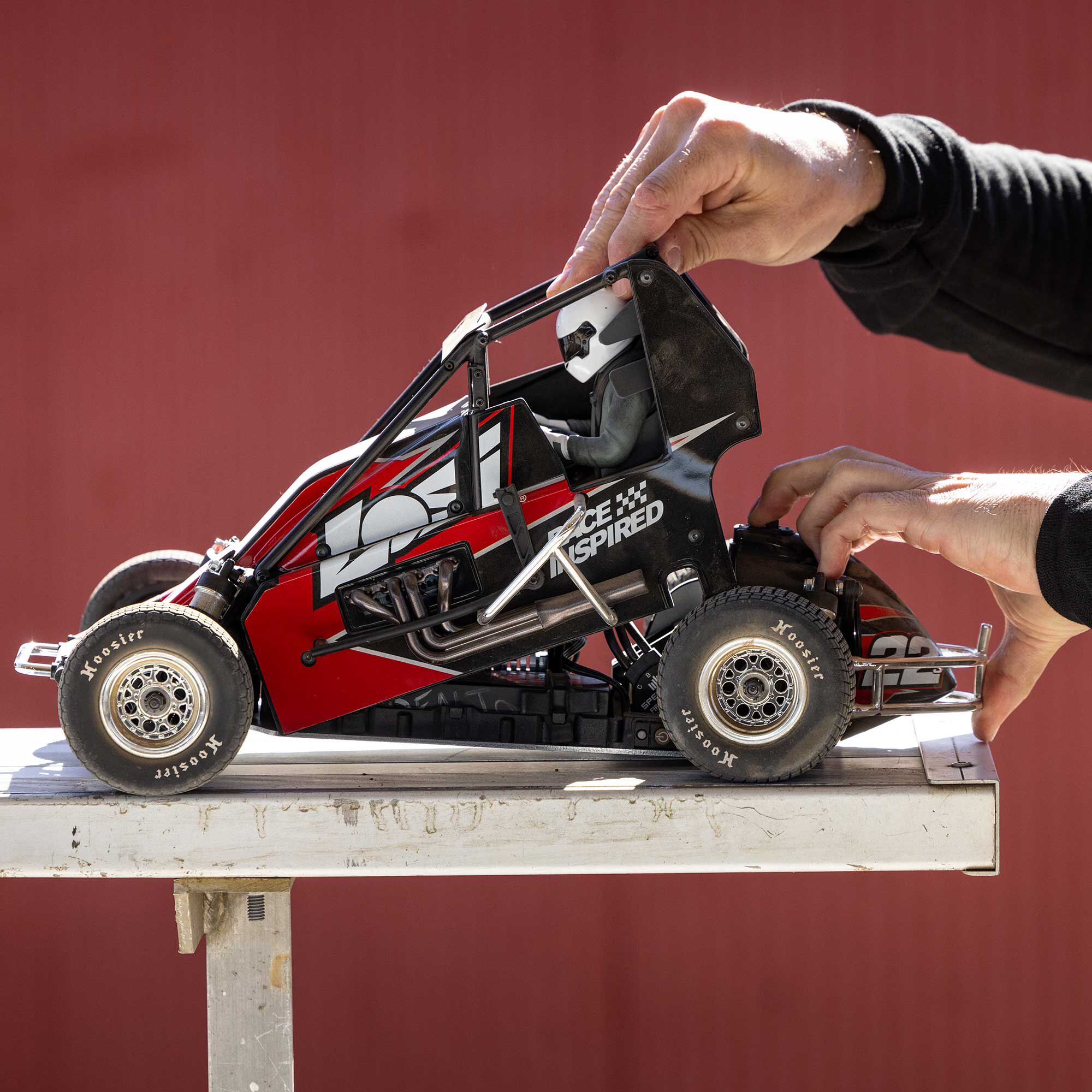 Losi 1/10 22S Sprint 2WD Brushless RTR (Battery & Charger Included), Red