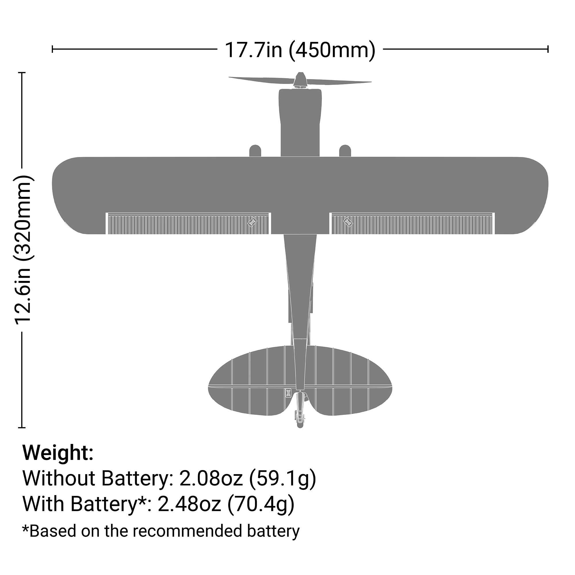 HobbyZone XCub 450mm RTF with SAFE