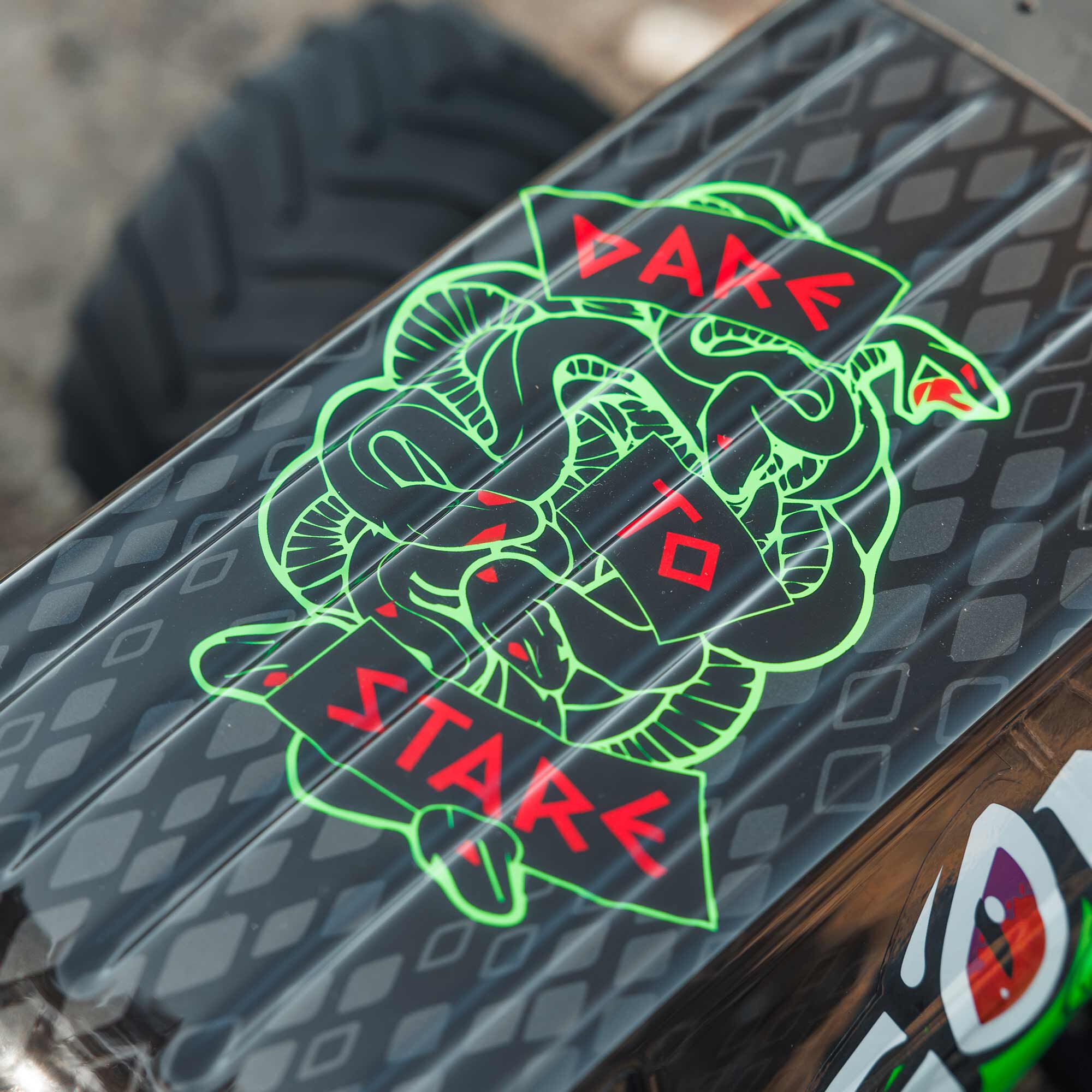 ARRMA 1/10 GORGON 2WD RTR Brushed Monster Truck (Battery & Charger Included), Yellow