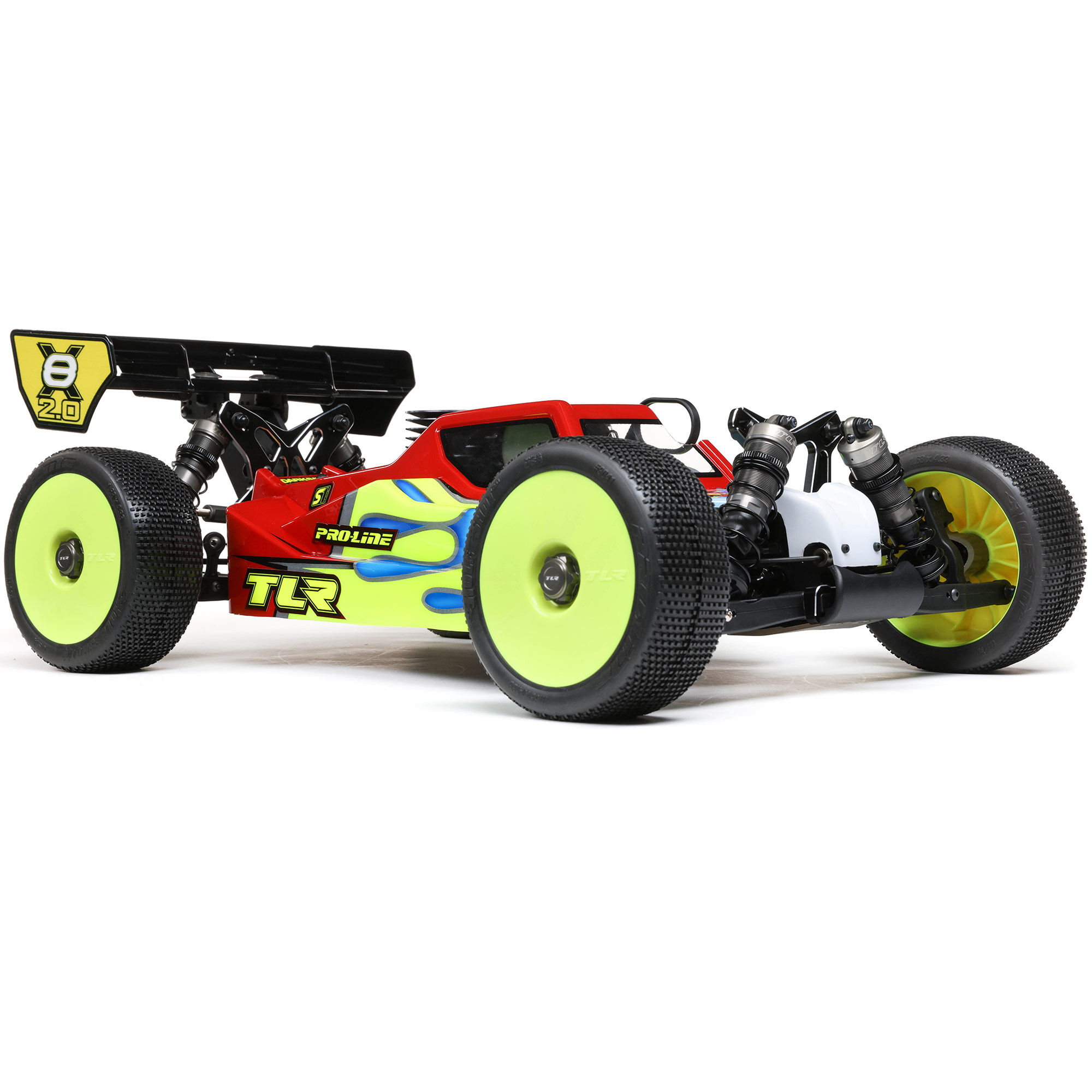 Team Losi Racing 1/8 8IGHT-X/E 2.0 Combo 4X4 Nitro/Electric Race Buggy Kit
