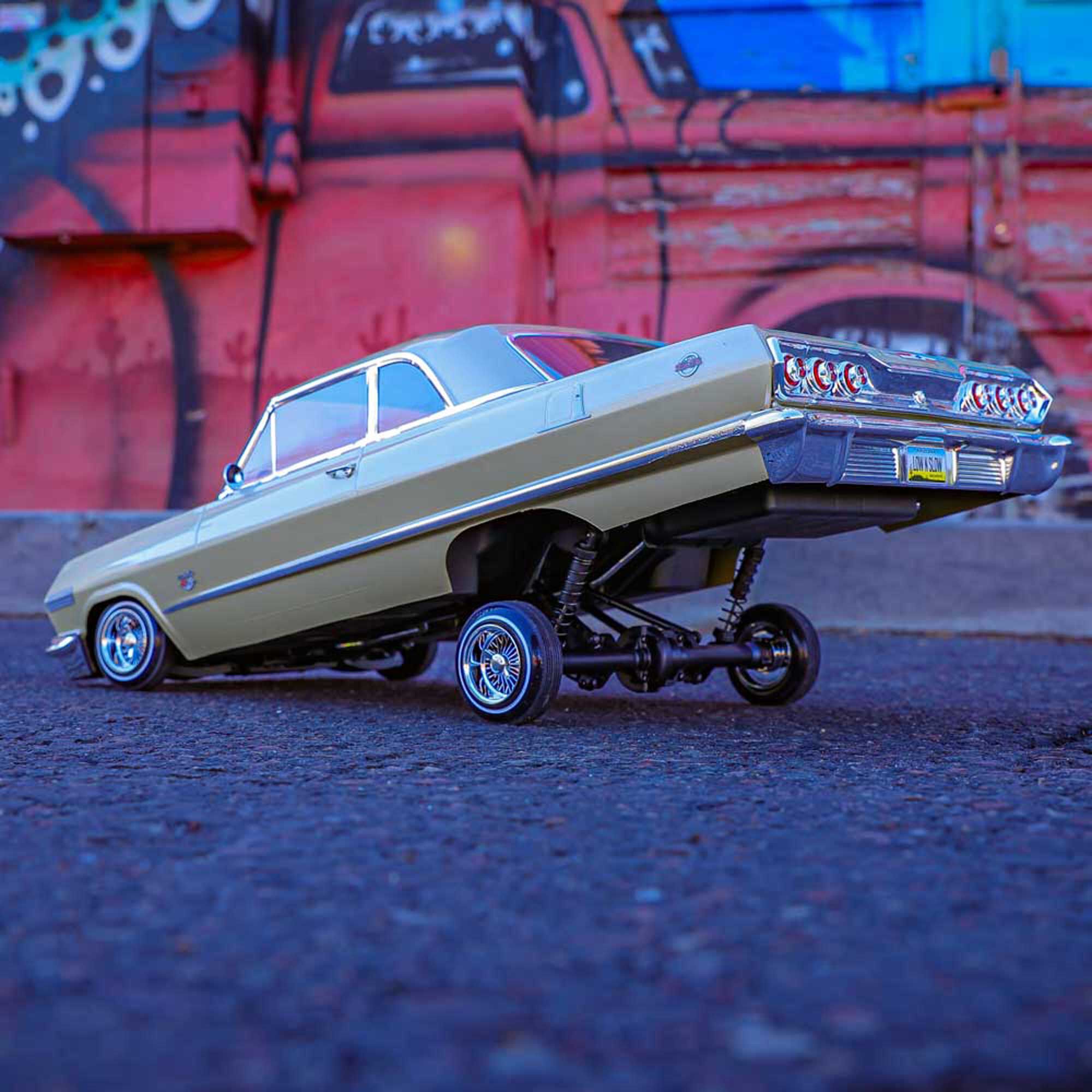 Redcat Racing 1/10 SixtyThree Chevy Impala SS 2WD Hopping Lowrider RTR, Champagne