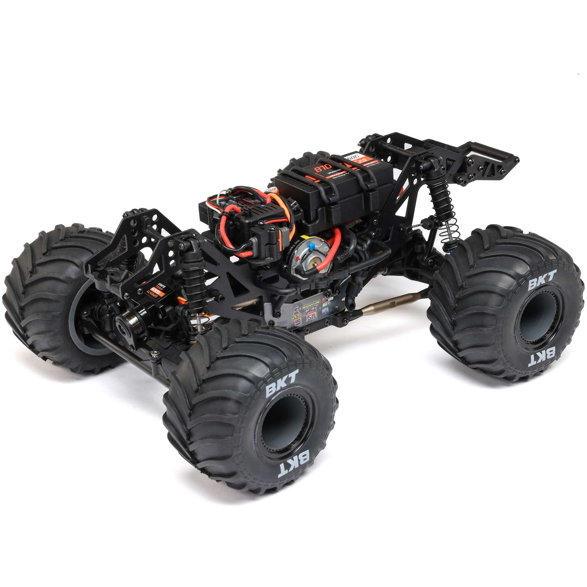 Losi 1/18 Mini LMT Megalodon 2S 4X4 RTR Brushed Monster Truck (Battery & Charger Included), Blue
