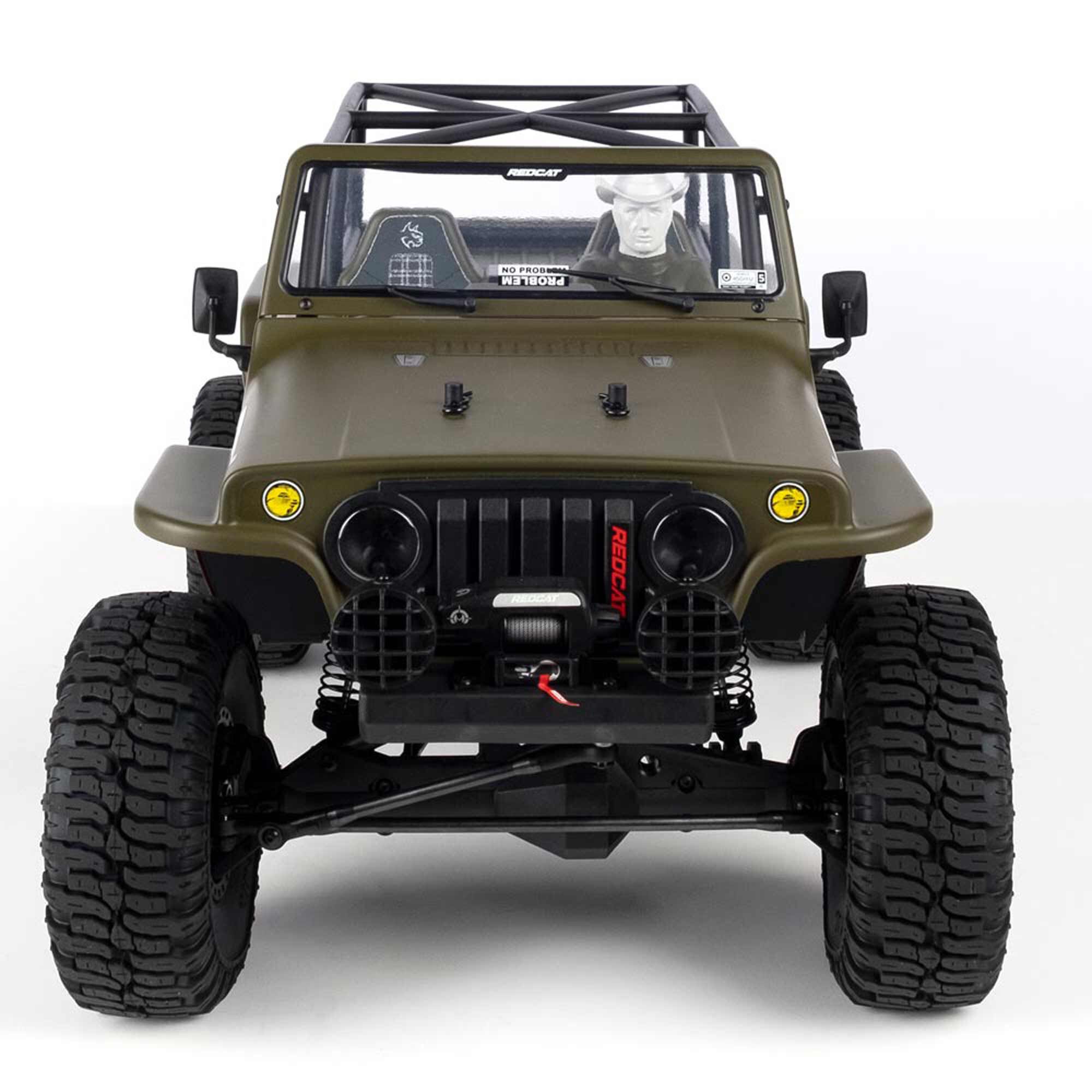 Redcat Racing 1/8 TC8 Marskman Brushed 4X4 Crawler RTR, Olive