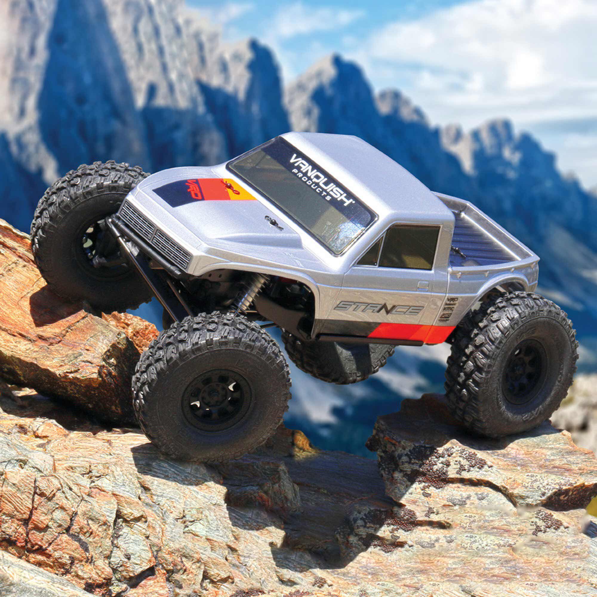 Vanquish Products 1/10 VRD Stance Brushed Rock Crawler RTR, Silver