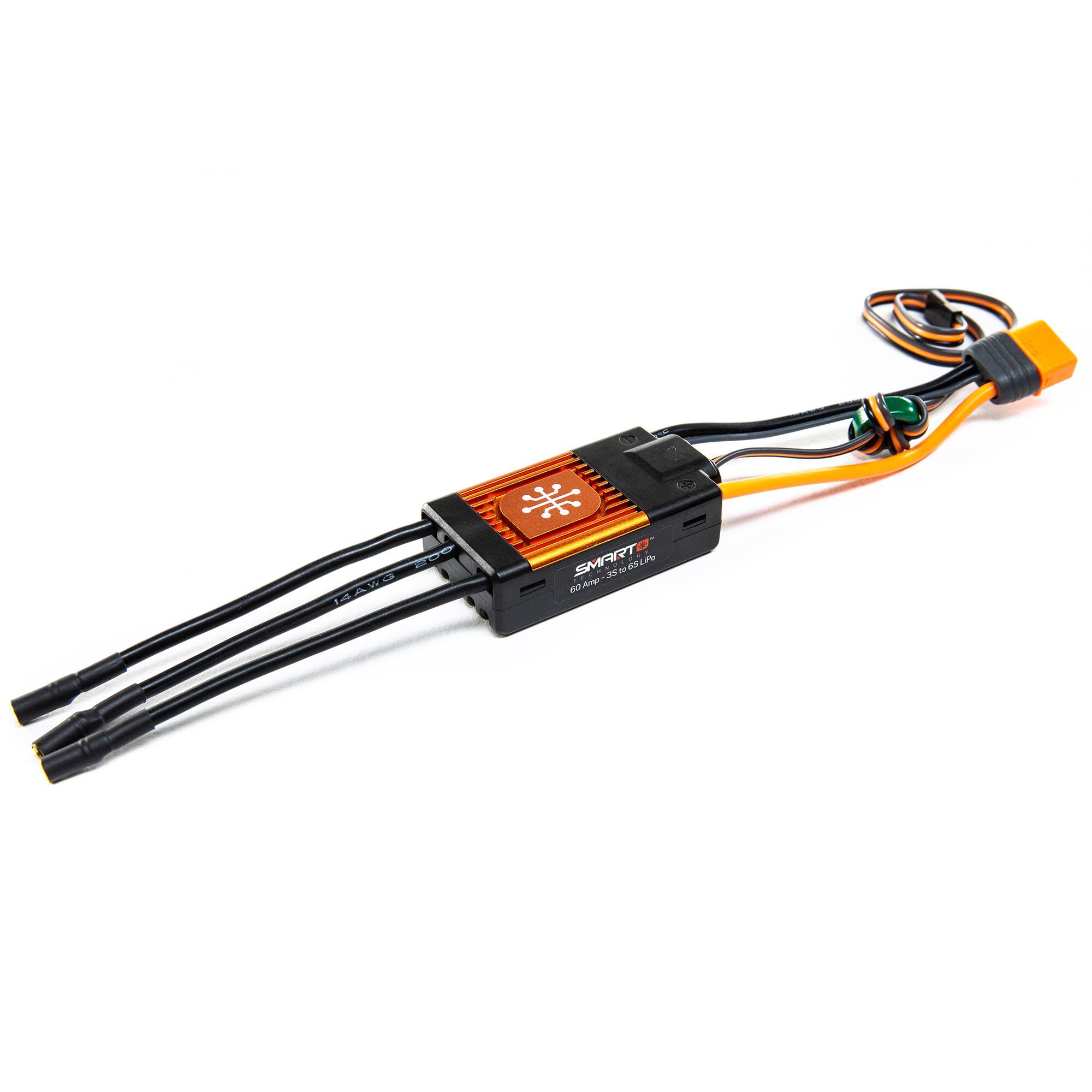 Spektrum Accessories Avian 60-Amp Brushless Smart ESC, 3S-6S (IC3)