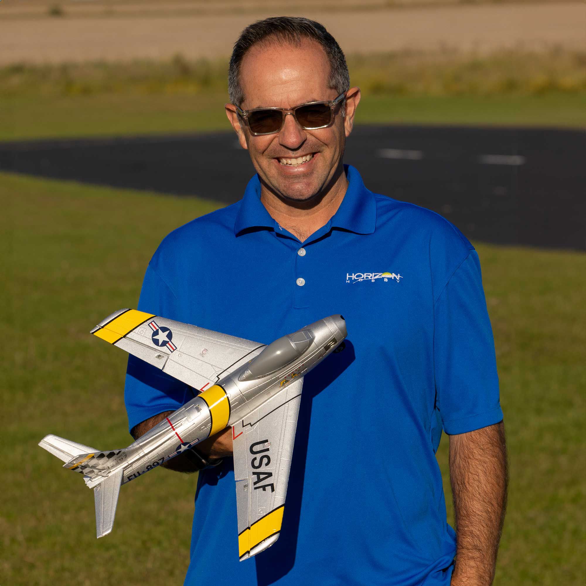 E-flite UMX F-86 Sabre 30mm EDF Jet BNF Basic with AS3X and SAFE Select