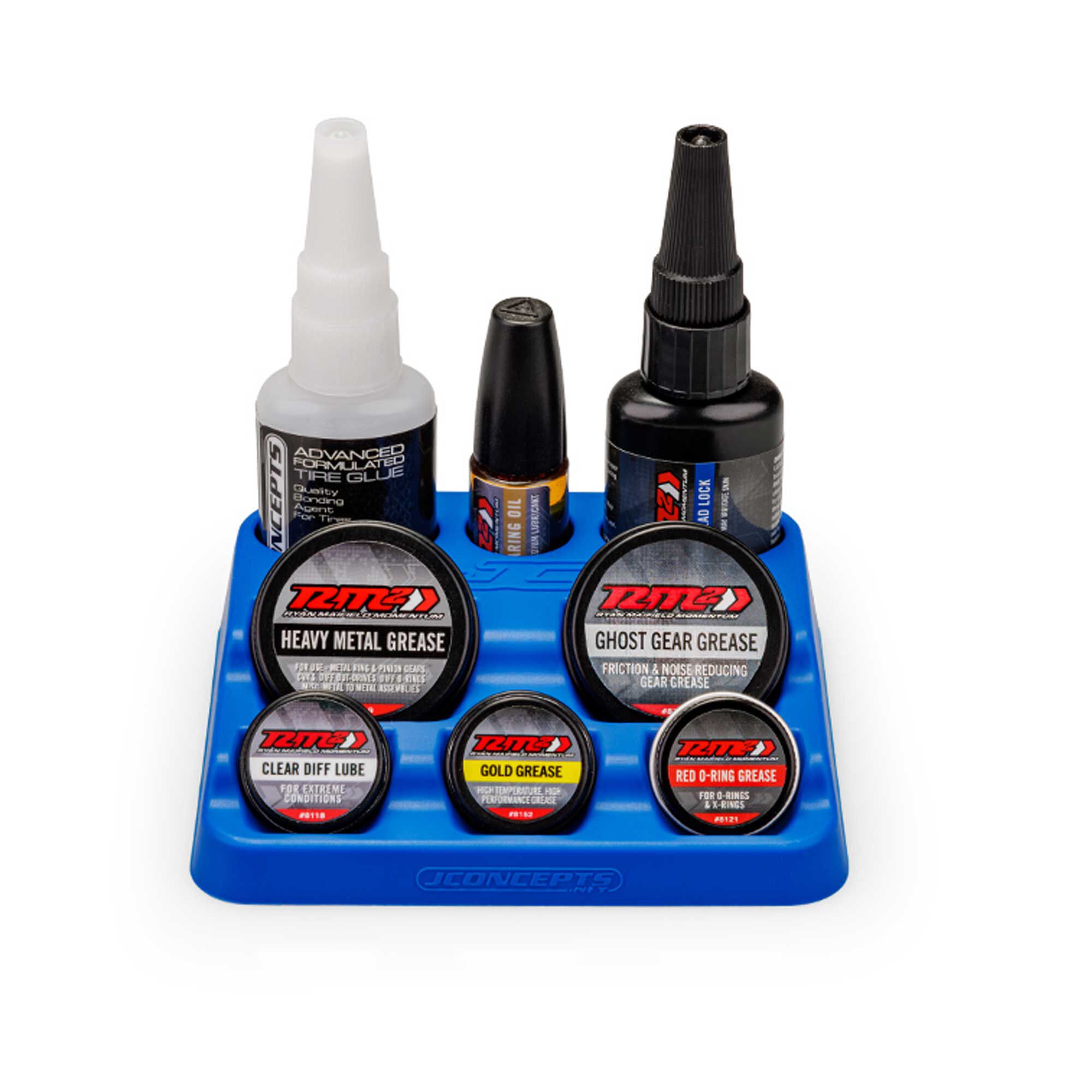 JConcepts, Inc. fluid holding station, blue