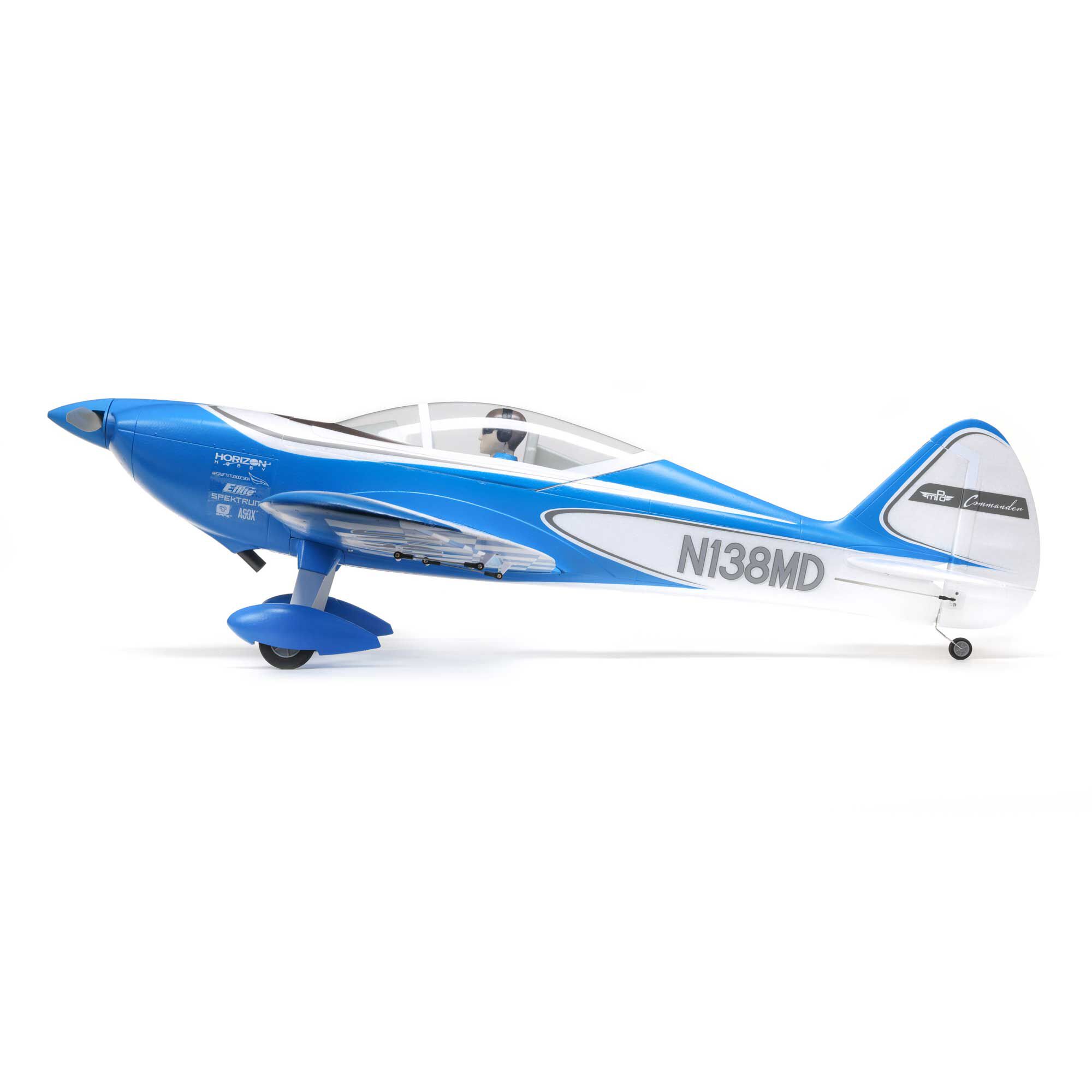 E-flite Commander mPd 1.4m BNF Basic with AS3X and SAFE Select