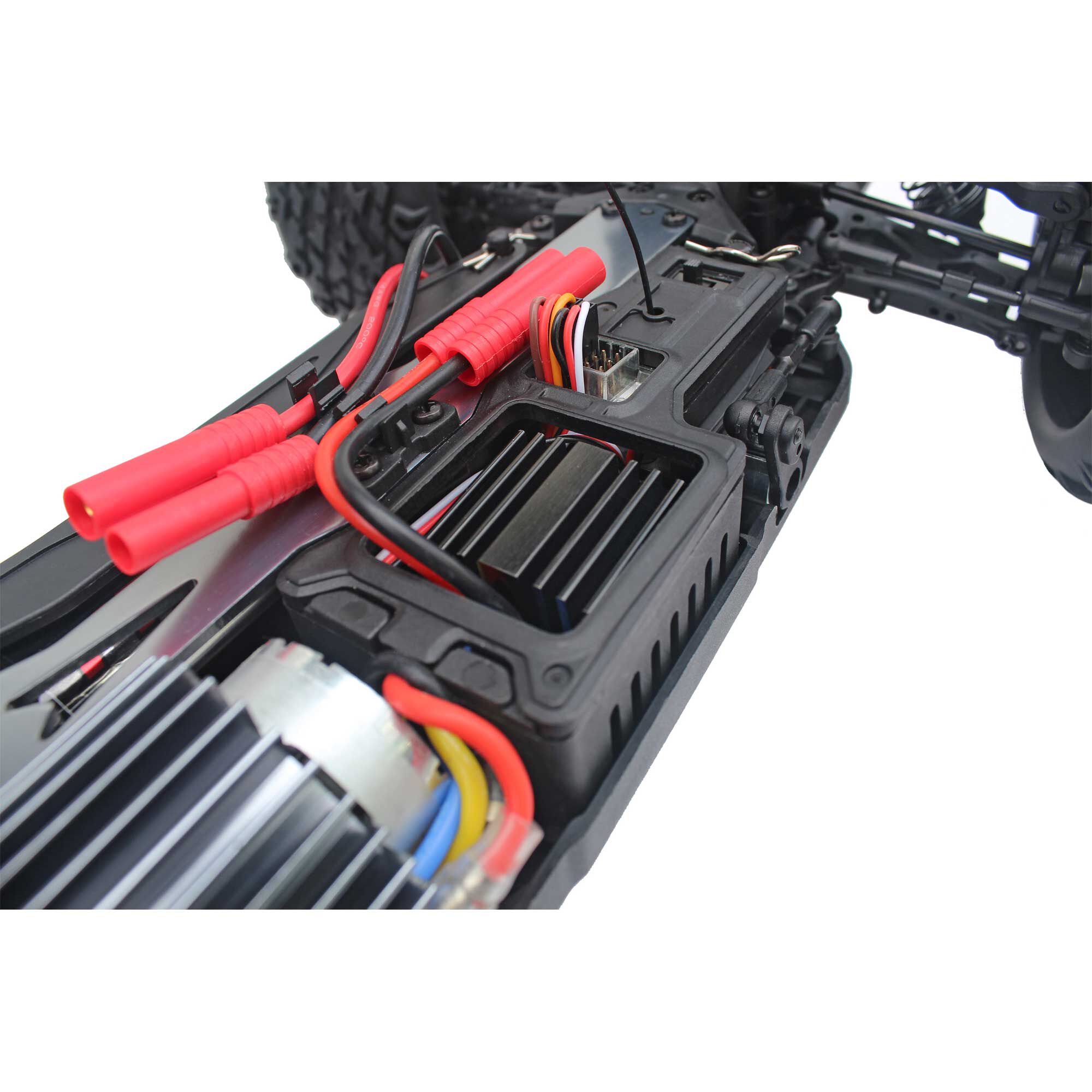 Redcat Racing 1/10 Blackout XTE 4WD Monster Truck Brushed RTR, Red