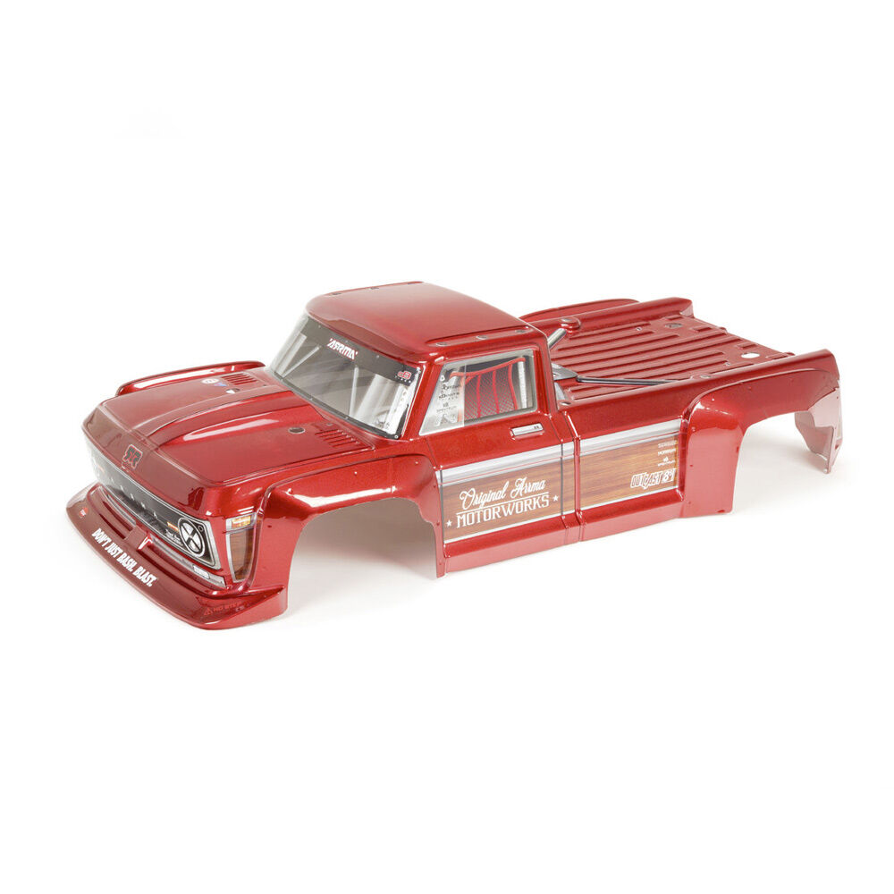 ARRMA 1/5 Painted body, Red: OUTCAST 4X4 8S BLX