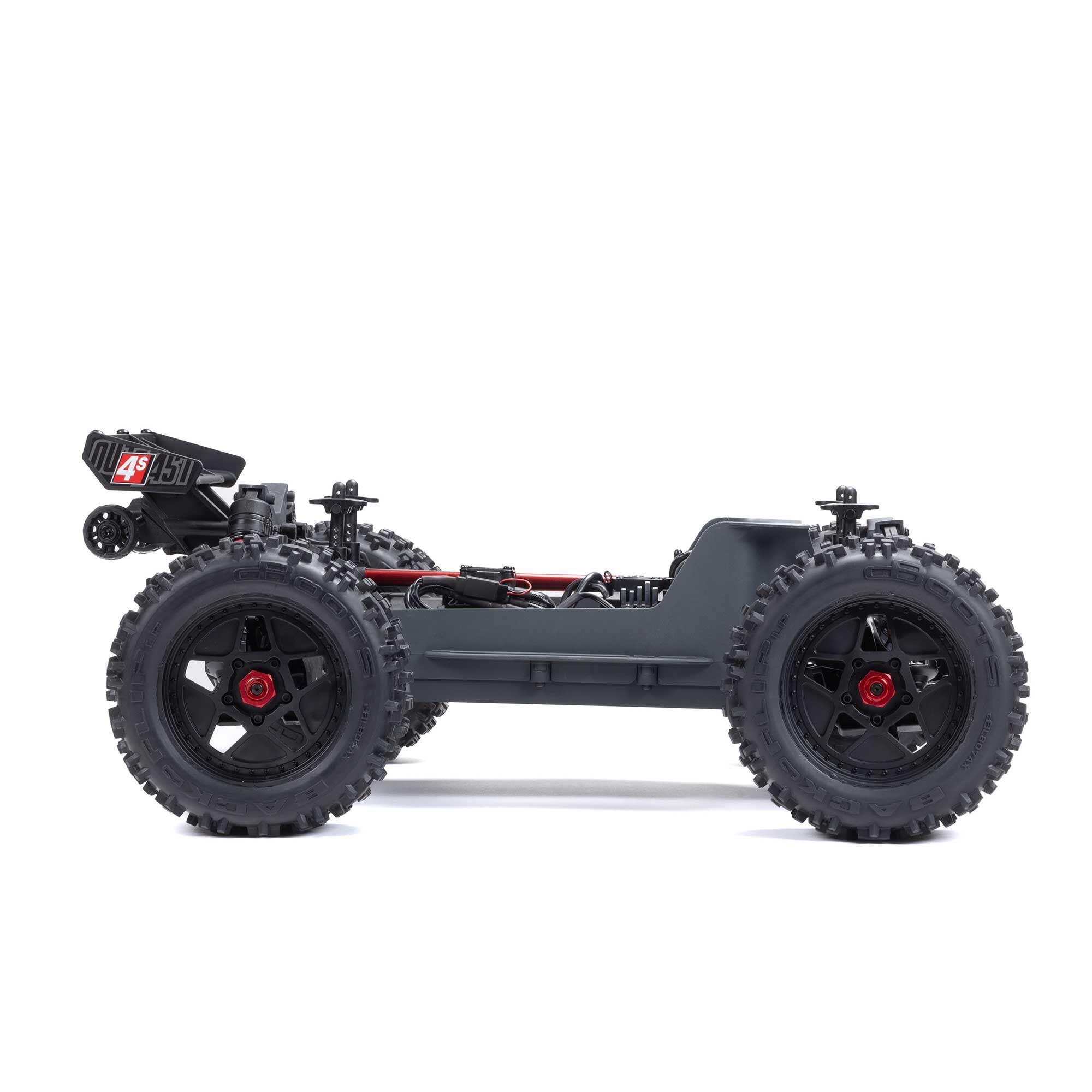 ARRMA 1/10 OUTCAST 4S 4X4 RTR Brushless Stunt Truck, Gun Metal