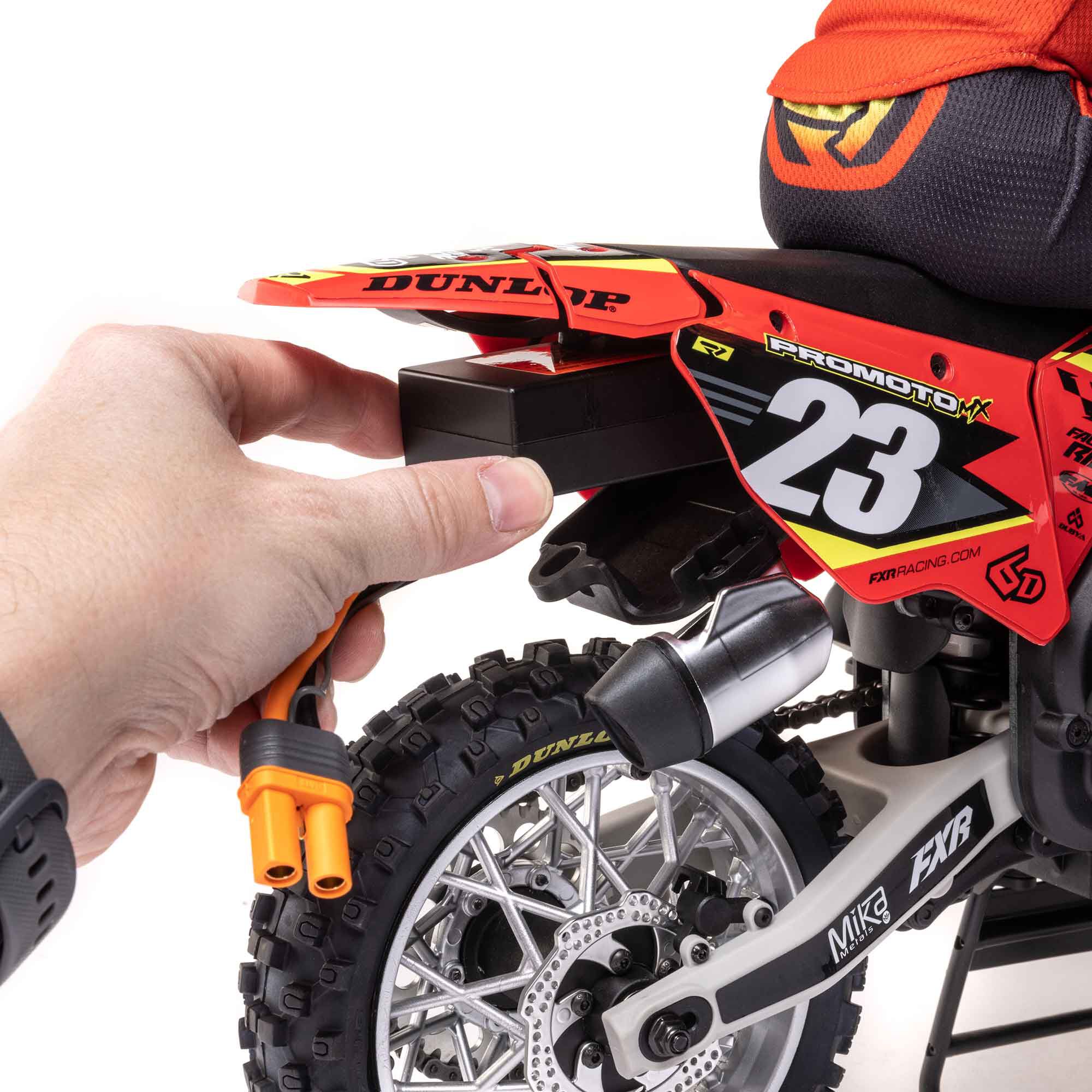 Losi 1/4 Promoto-MX FXR 2S RTR Brushless Motorcycle, Red