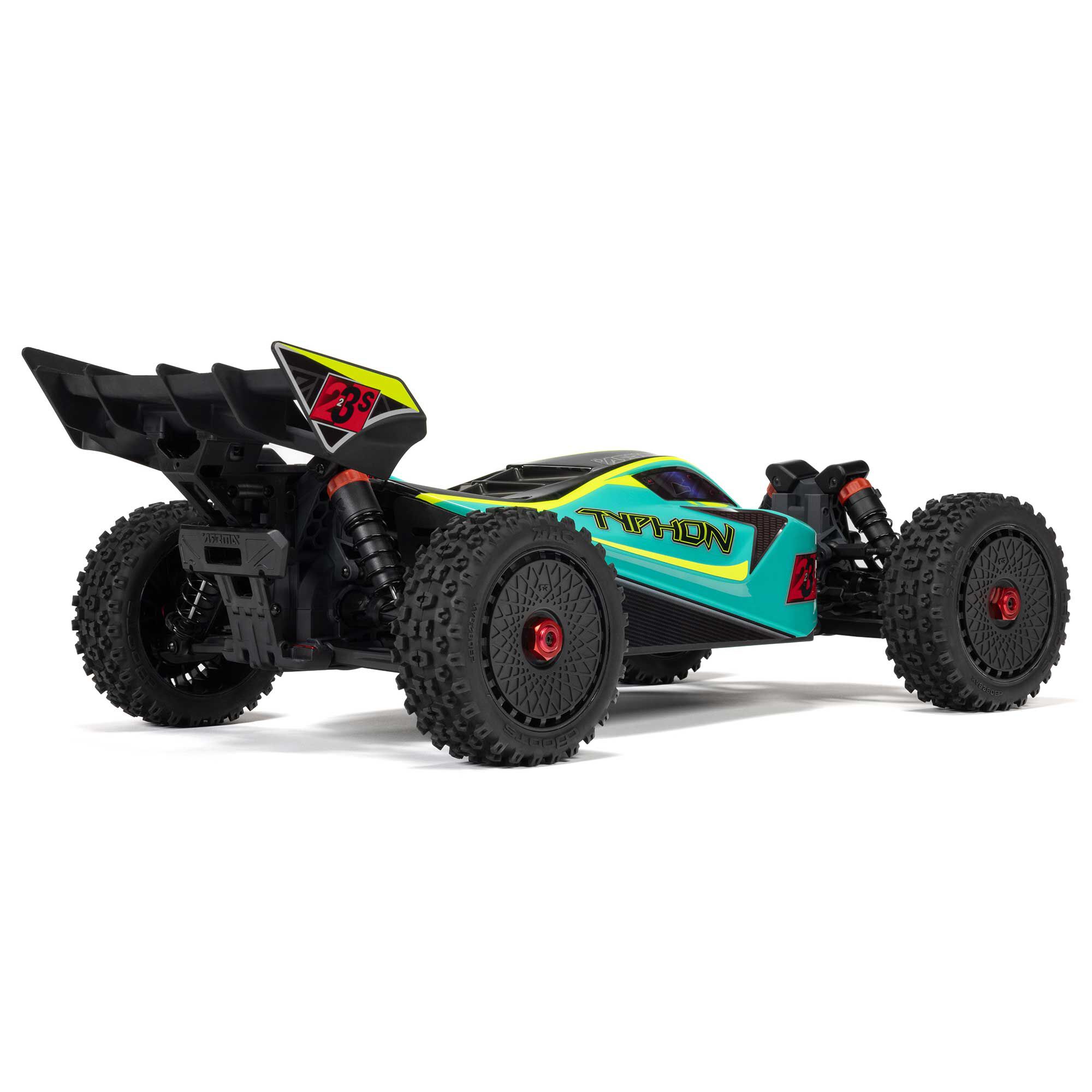 ARRMA 1/8 TYPHON 223S DSC 4X4 RTR Brushless Buggy, Green