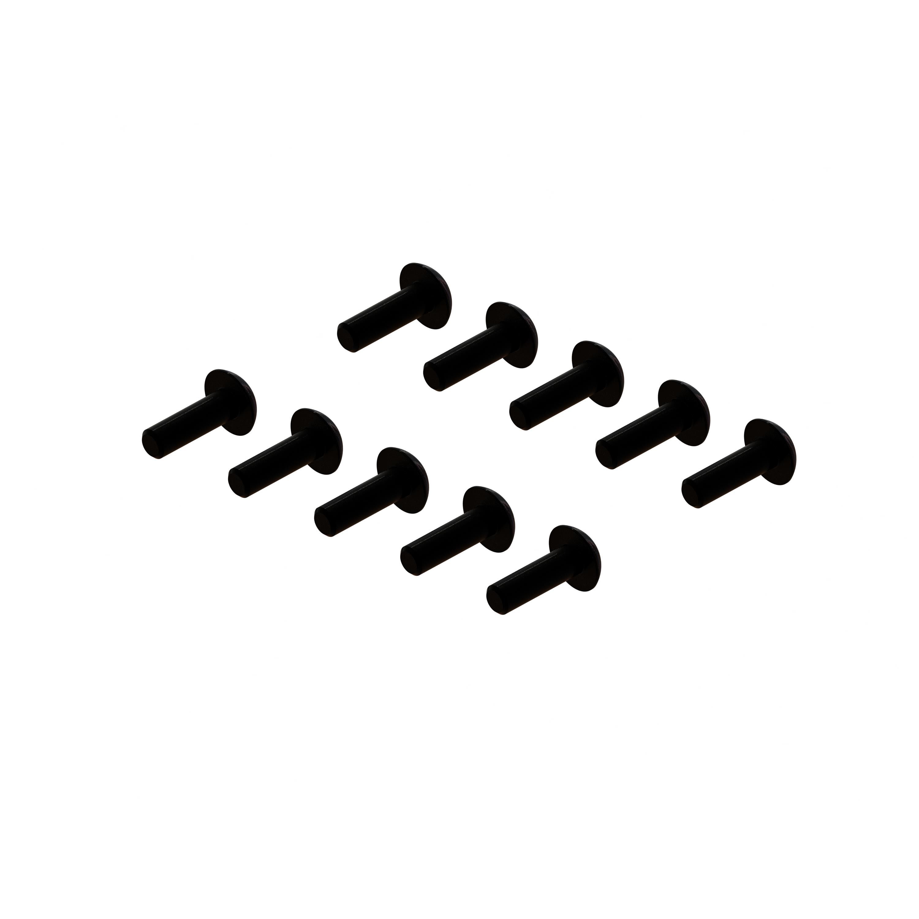 ARRMA M2.5x8mm Button Head Screw With M3 Head (10)