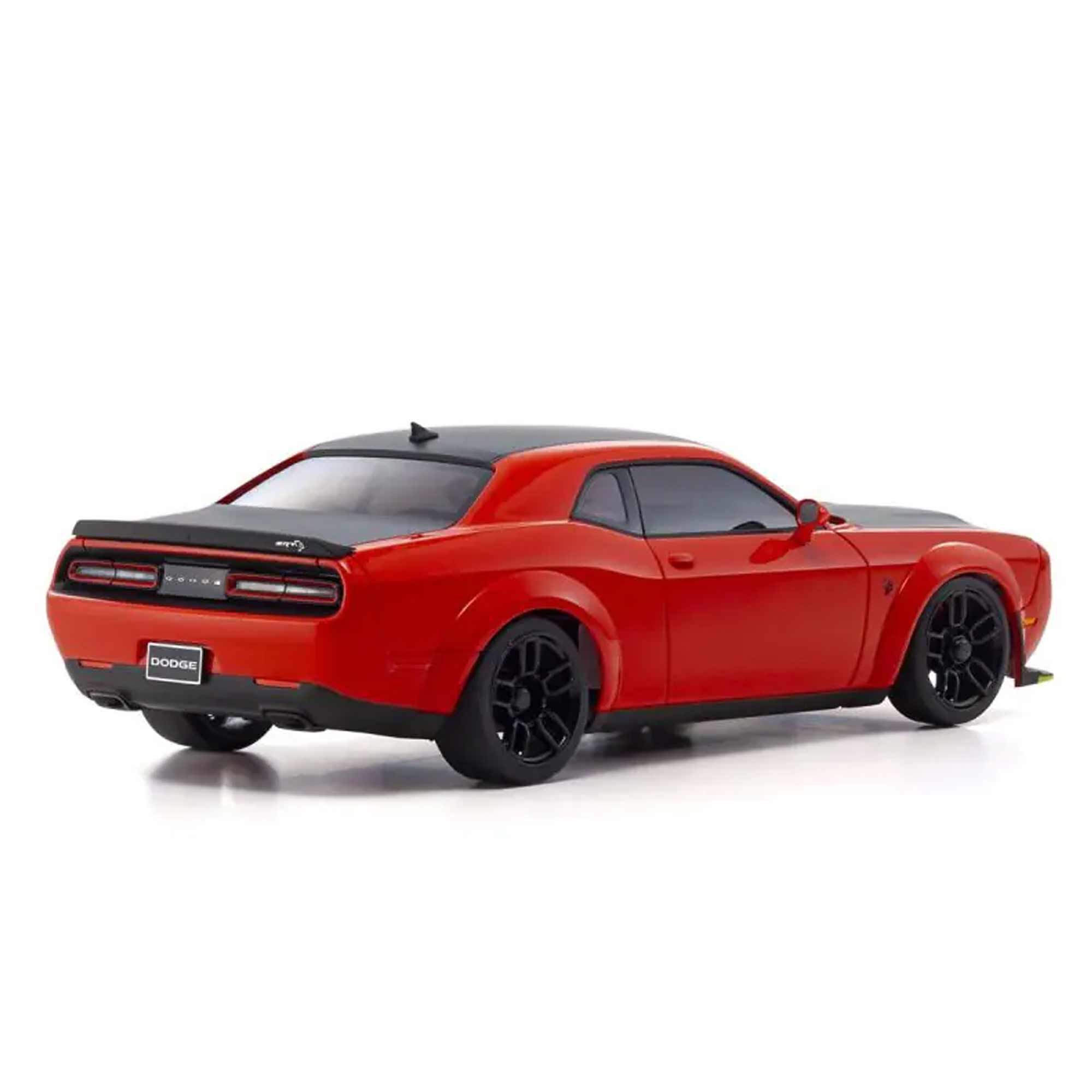 Kyosho 1/28 Dodge Challenger Hellcat Redeye SRT AWD MINI-Z RTR, Red