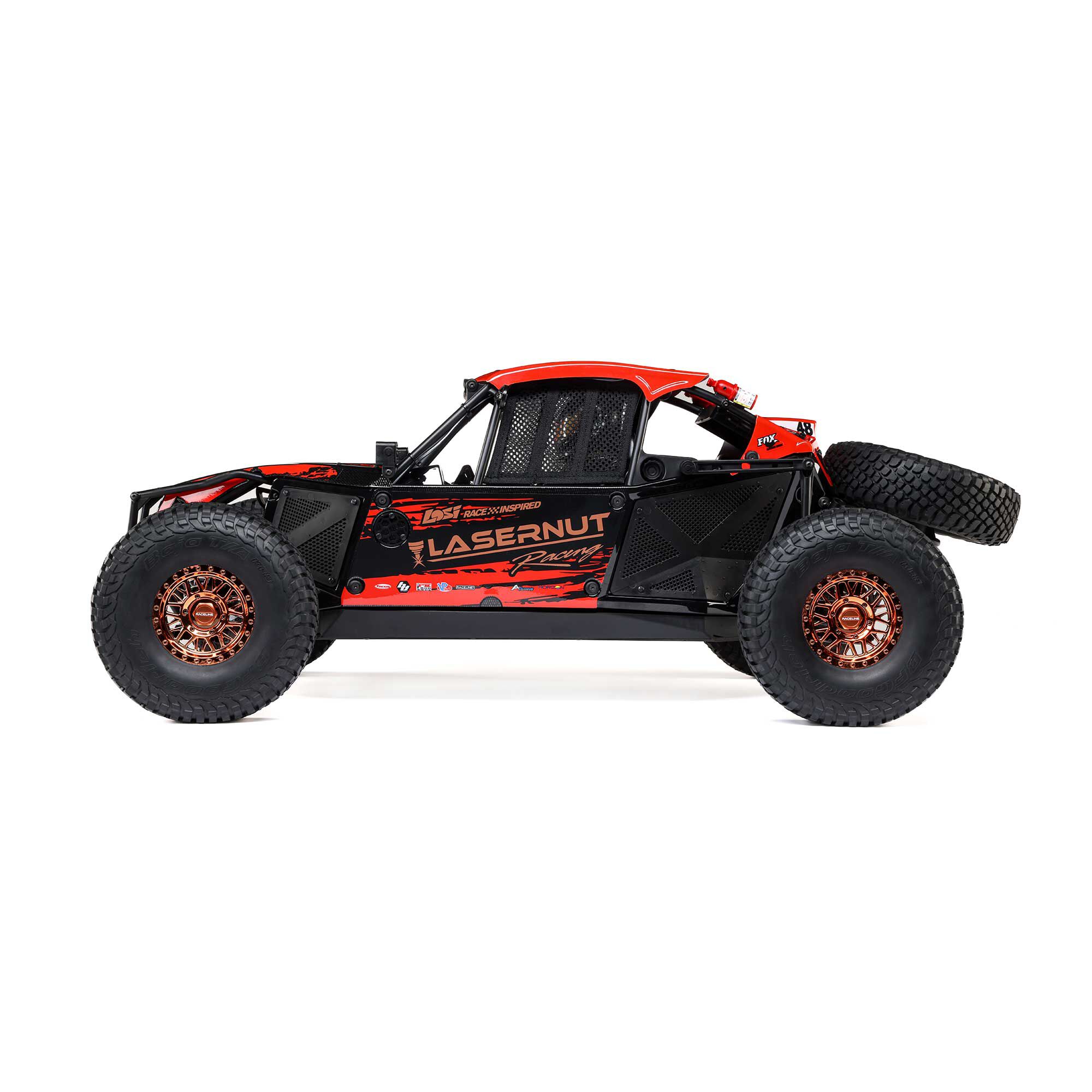 Losi 1/6 8IGHT Super Lasernut 6S 4X4 RTR Brushless Desert Buggy, Red