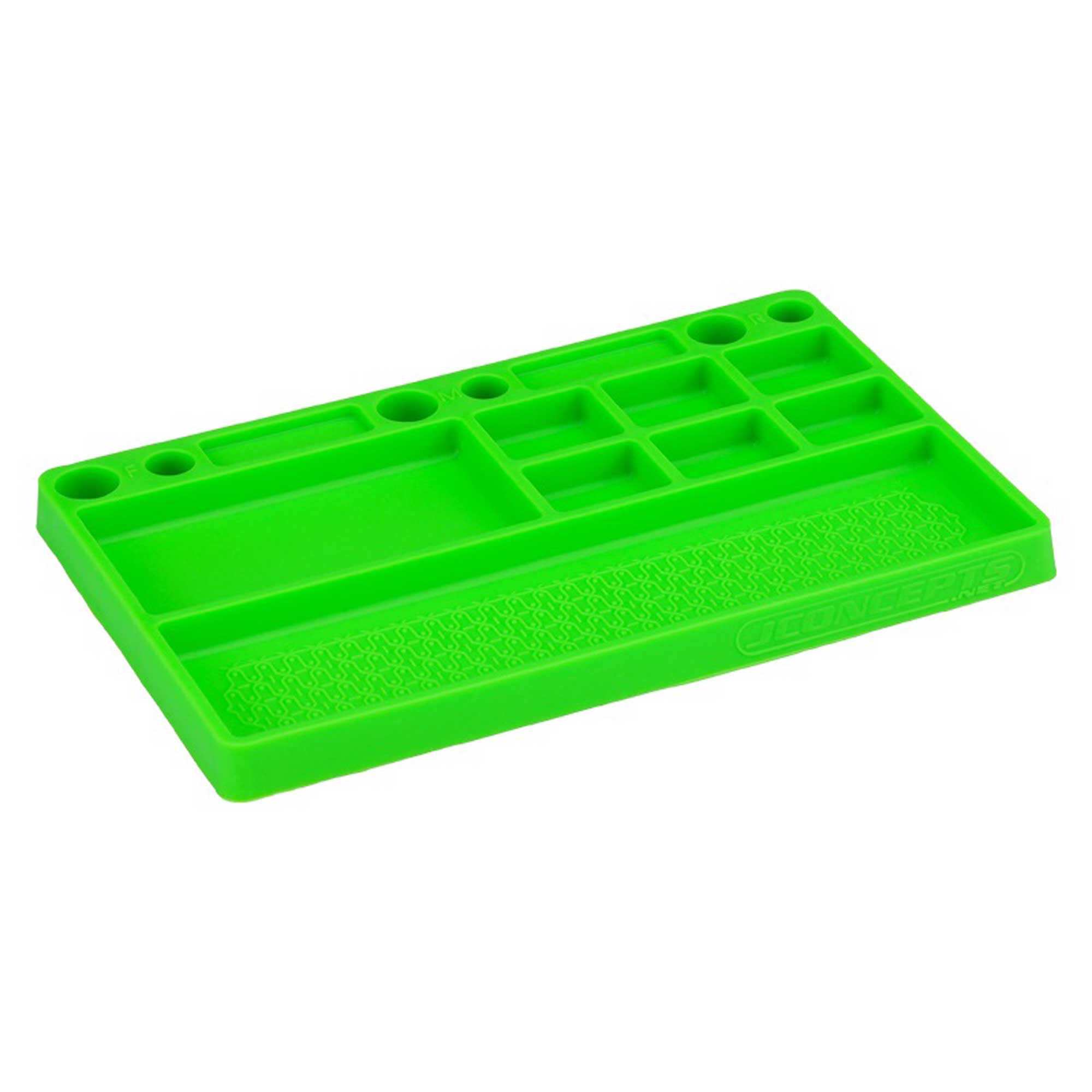 JConcepts, Inc. Parts Tray Rubber Material, Green