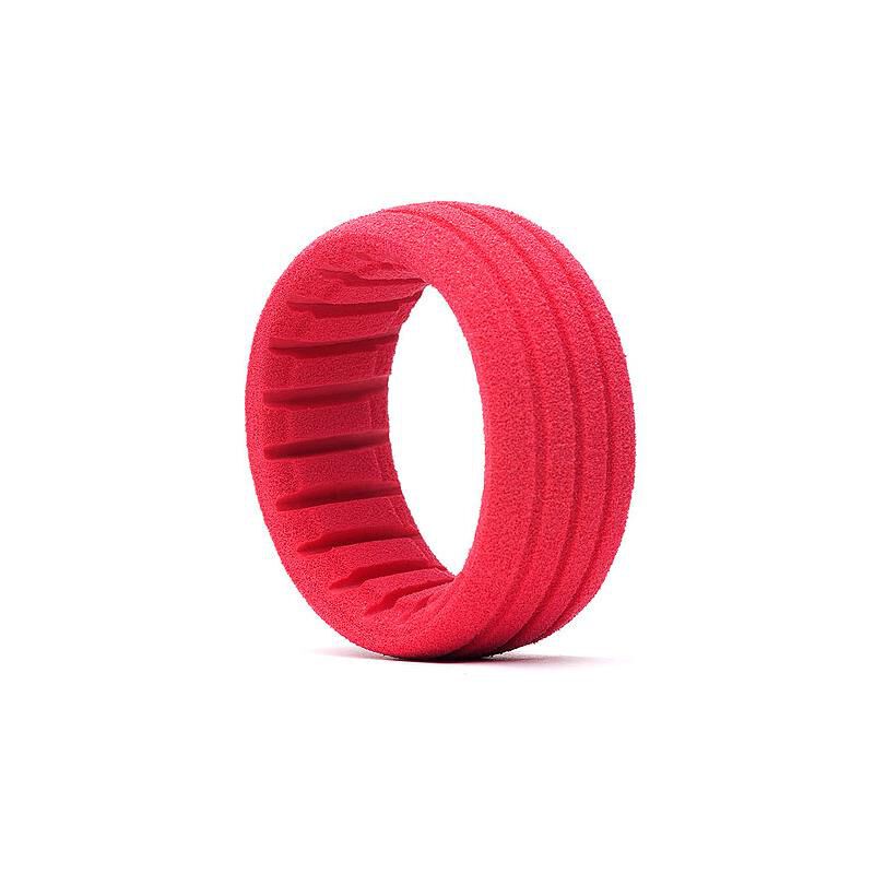 AKA PRODUCTS, INC. 1/8 Impact Super Soft Long Wear Tires, Red Inserts (2): Buggy