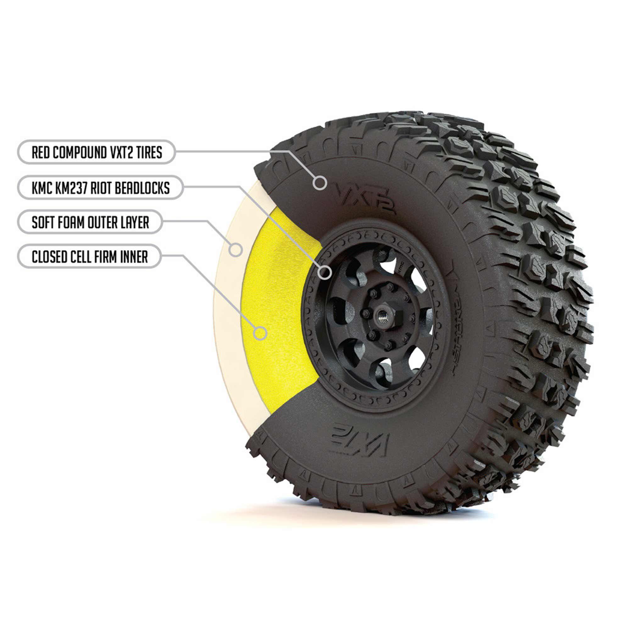 Vanquish Products 1/10 VRD Stance Brushed Rock Crawler RTR, Silver