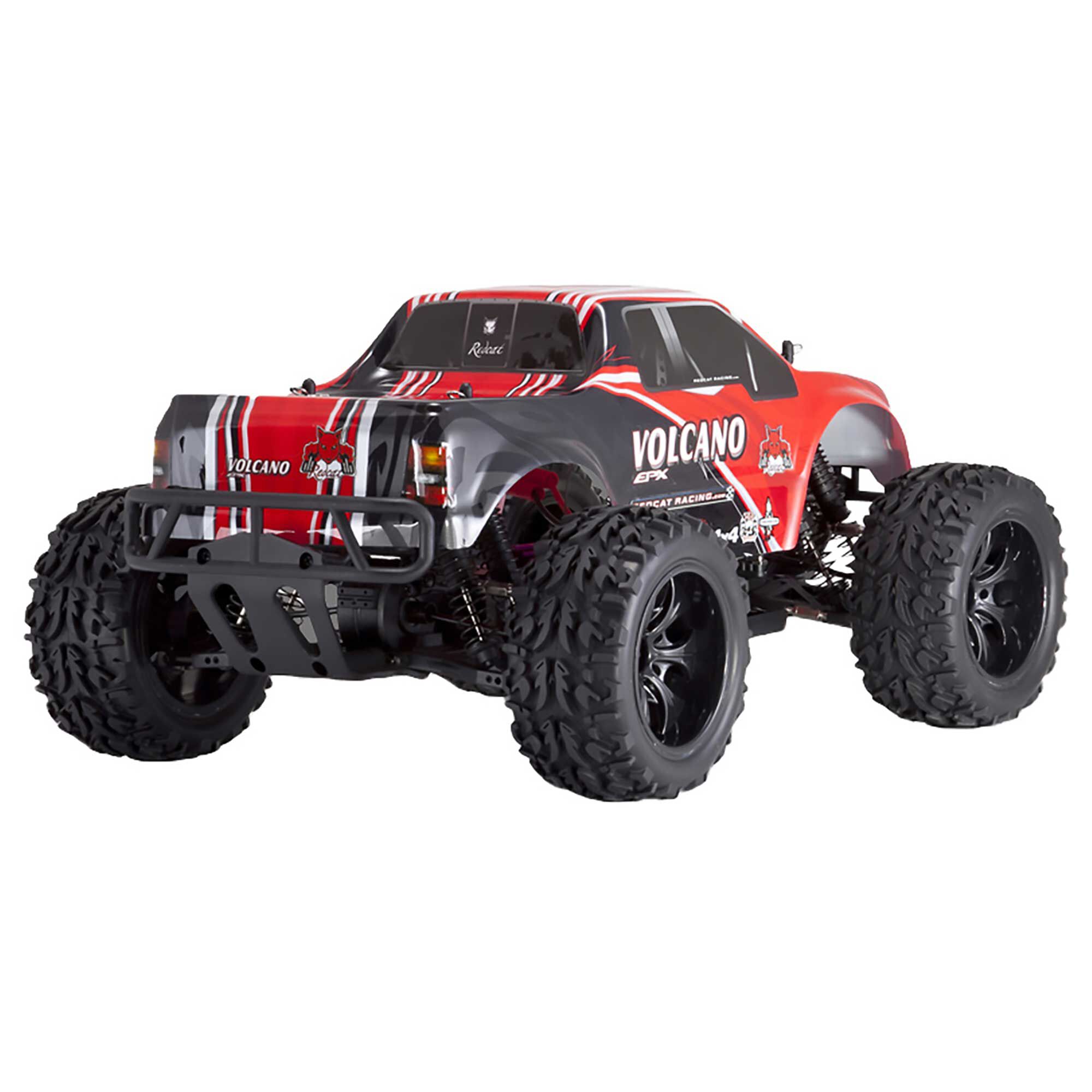 Redcat Racing 1/10 Volcano EPX 4WD Monster Truck Brushed RTR, Red