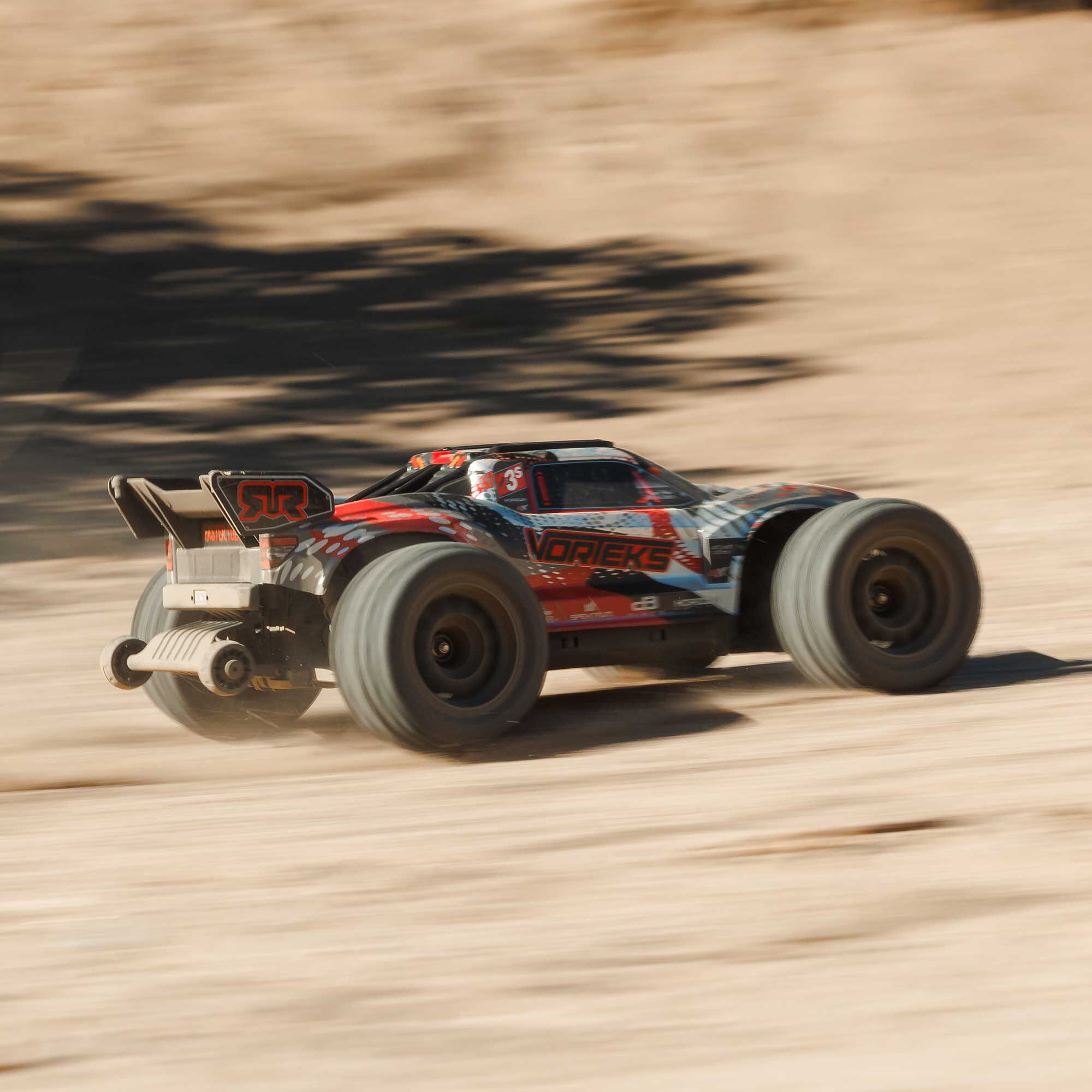 ARRMA 1/10 VORTEKS 223S DSC 4X4 RTR Brushless Stadium Truck, Red