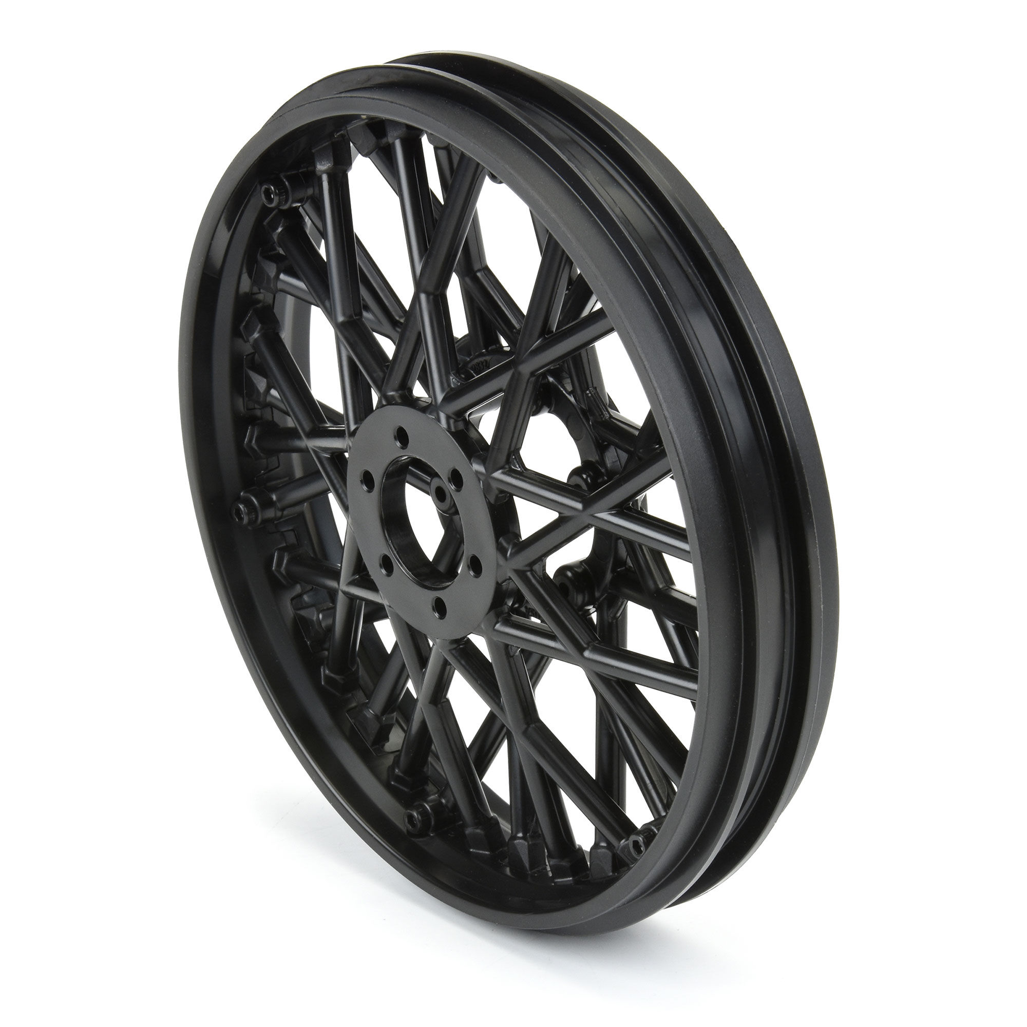 Pro-Line Racing 1/4 Bullyspoke V2 Bead Front Wheel Black: Promoto-MX