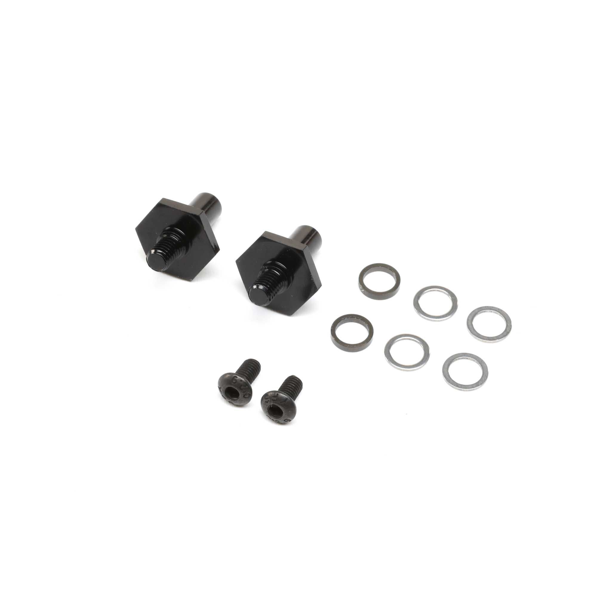Team Losi Racing Front Axle, Black Aluminum, 12mm (2): 22