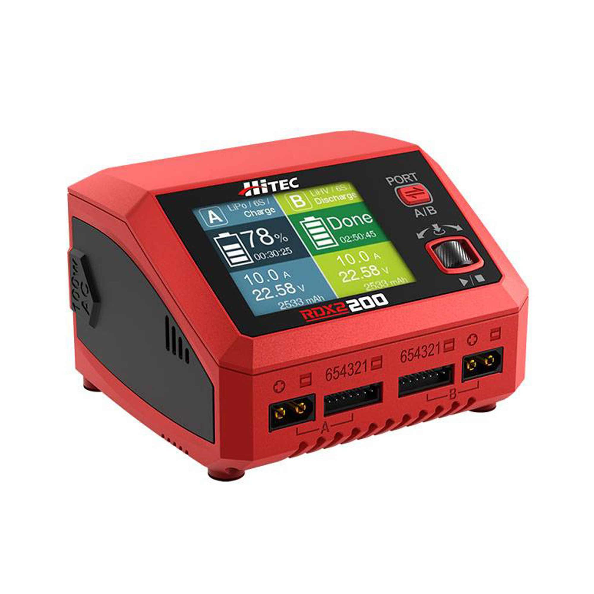 Hitec RCD Inc. RDX2 200 AC/DC Multi-Function Smart Charger