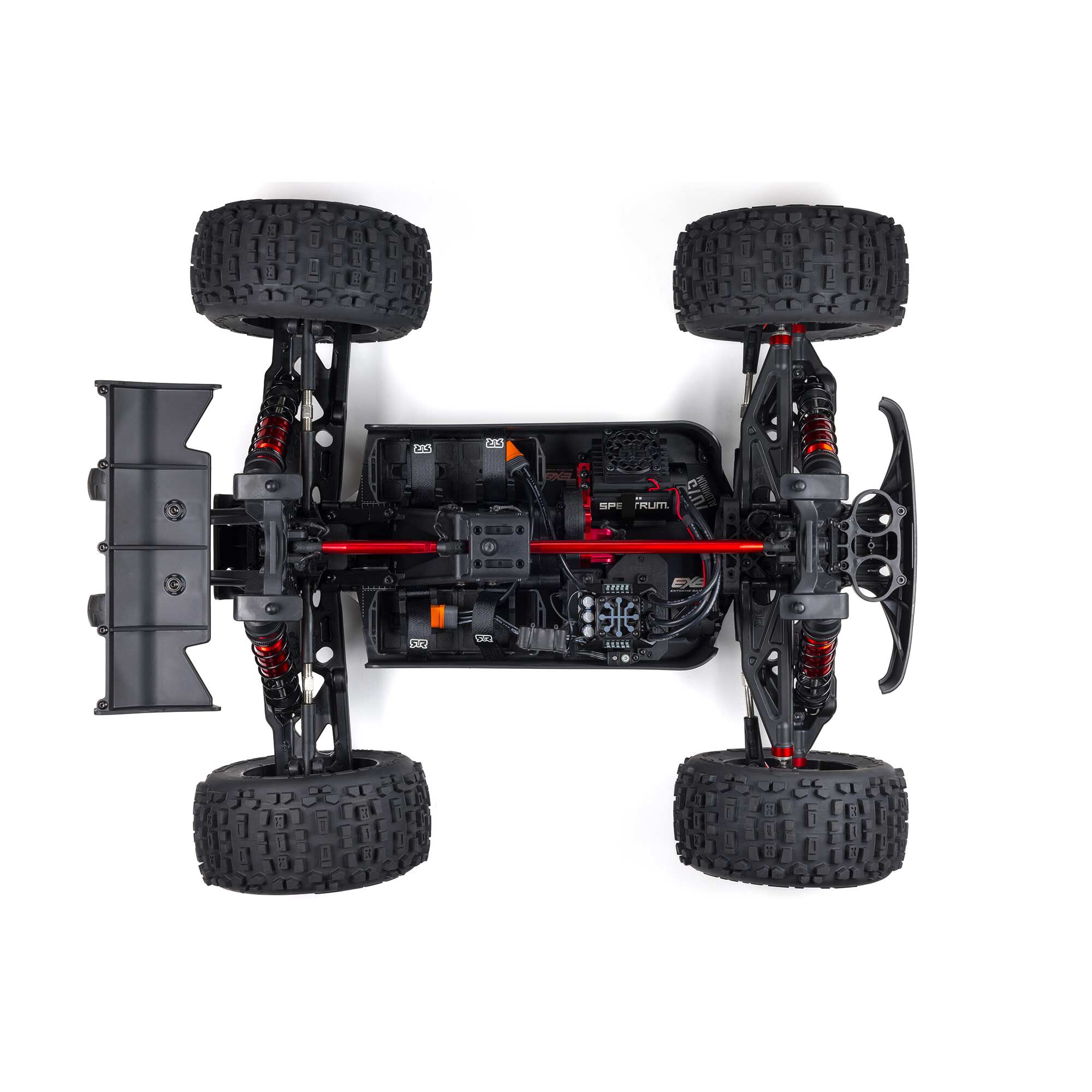 ARRMA 1/5 OUTCAST 8S EXB AVC 4X4 RTR Brushless Stunt Truck, Black
