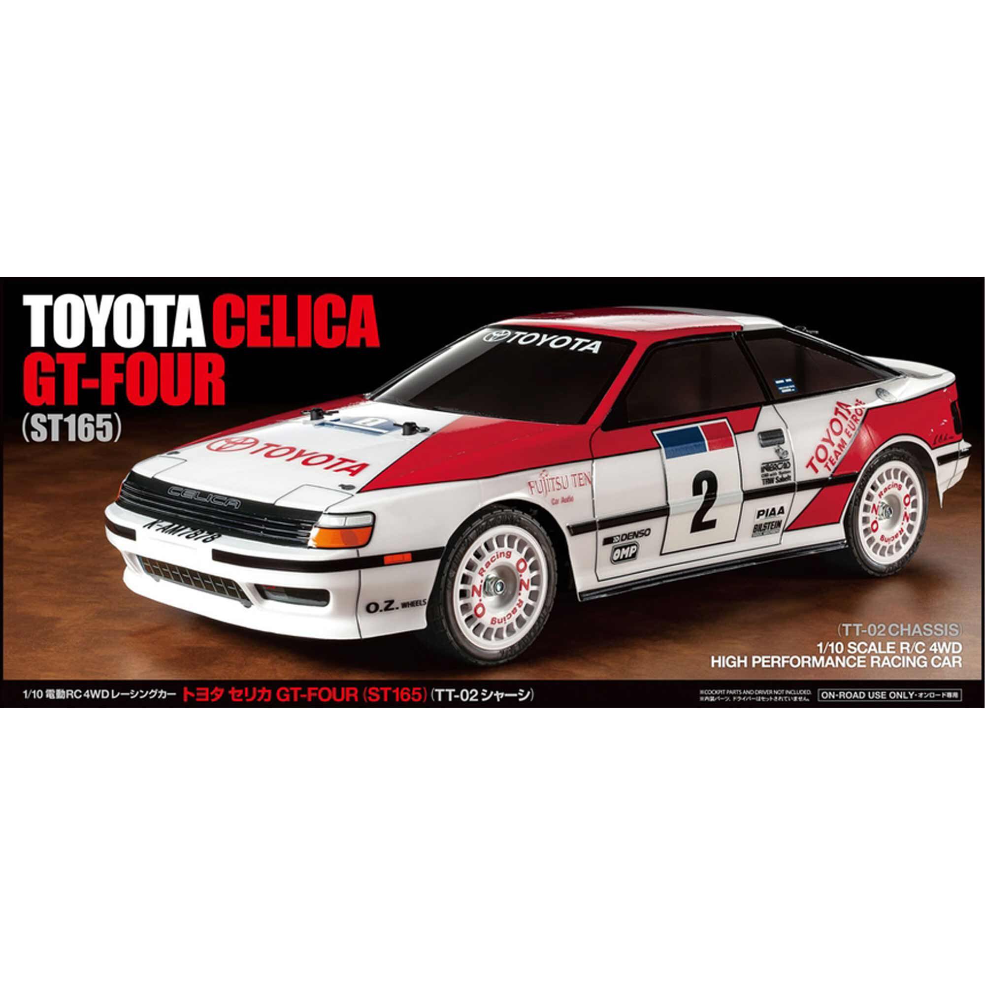 Tamiya 1/10 Toyota Celica GT-Four ST165 TT-02 4x4 On-Road Touring Kit