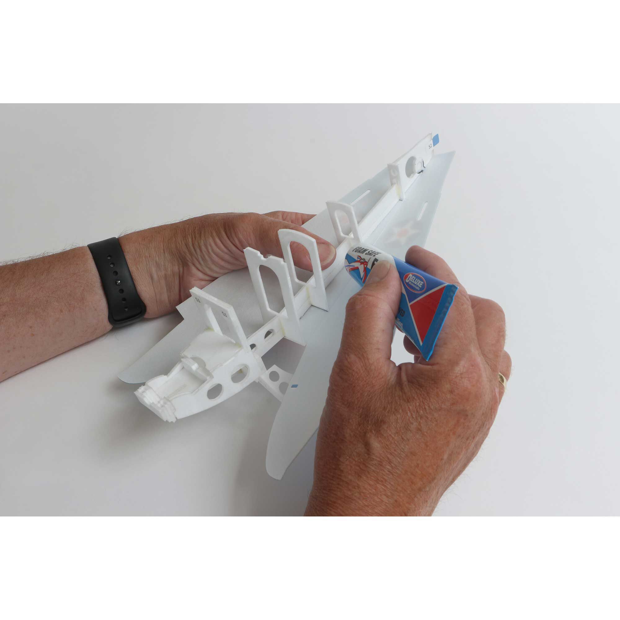 Deluxe Materials Foam 2 Foam, Foam Safe Glue (50ml): EPO, EPS, Wood