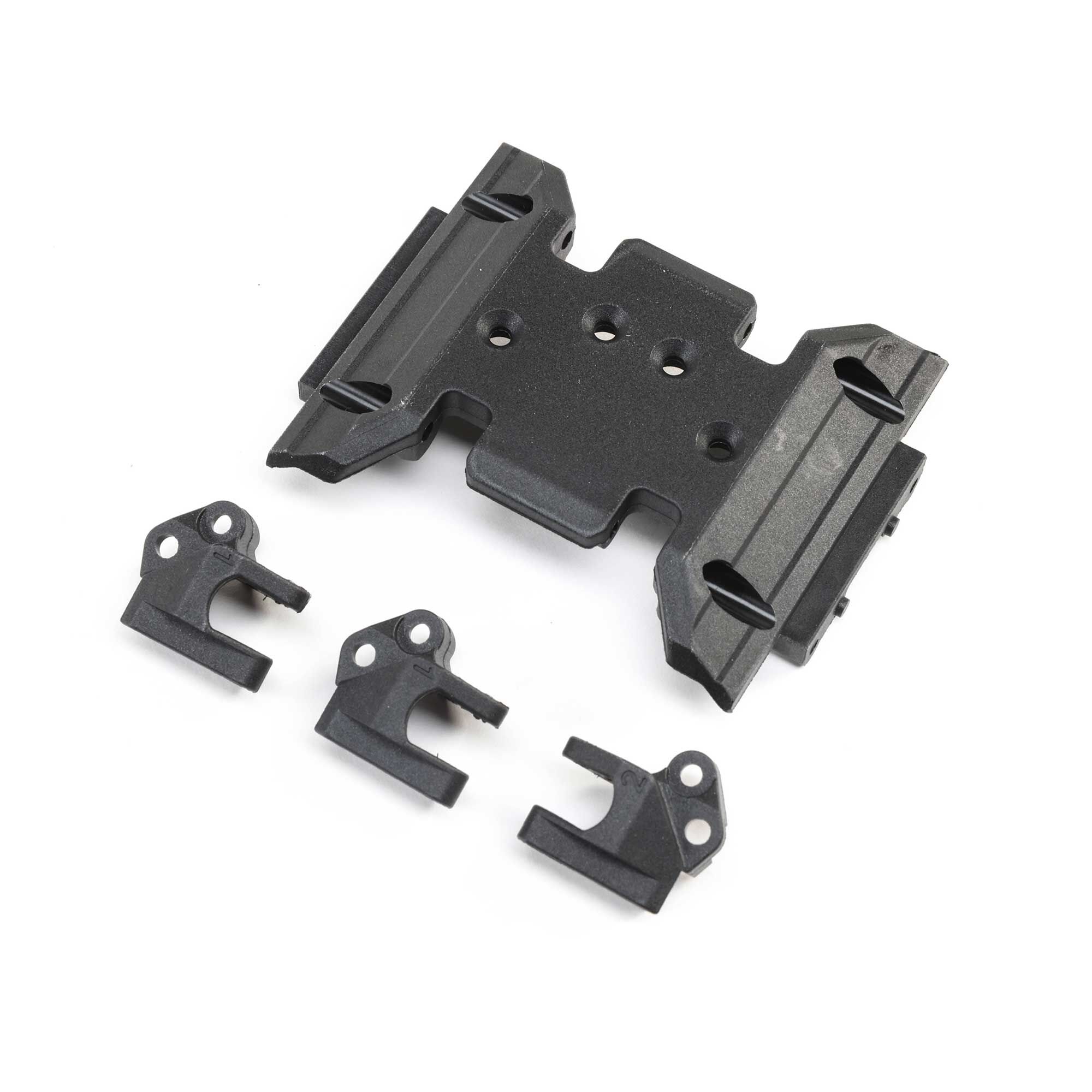 Axial Skid Plate & Upper Link Mounts: SCX10 III Base Camp