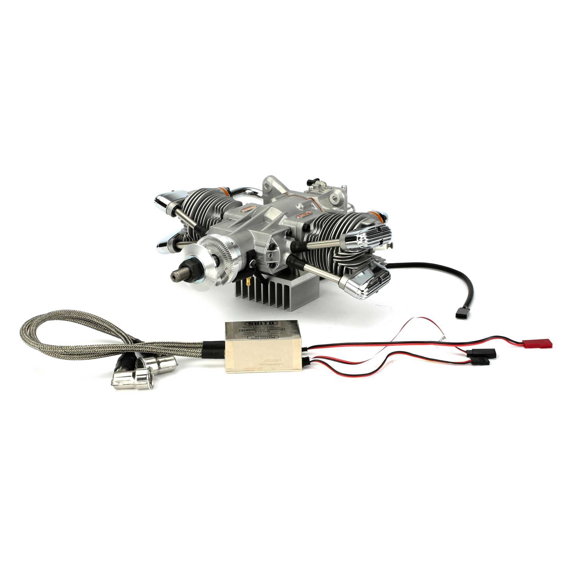 Saito Engines 57cc Gas Twin Engine 4-Stroke: BT