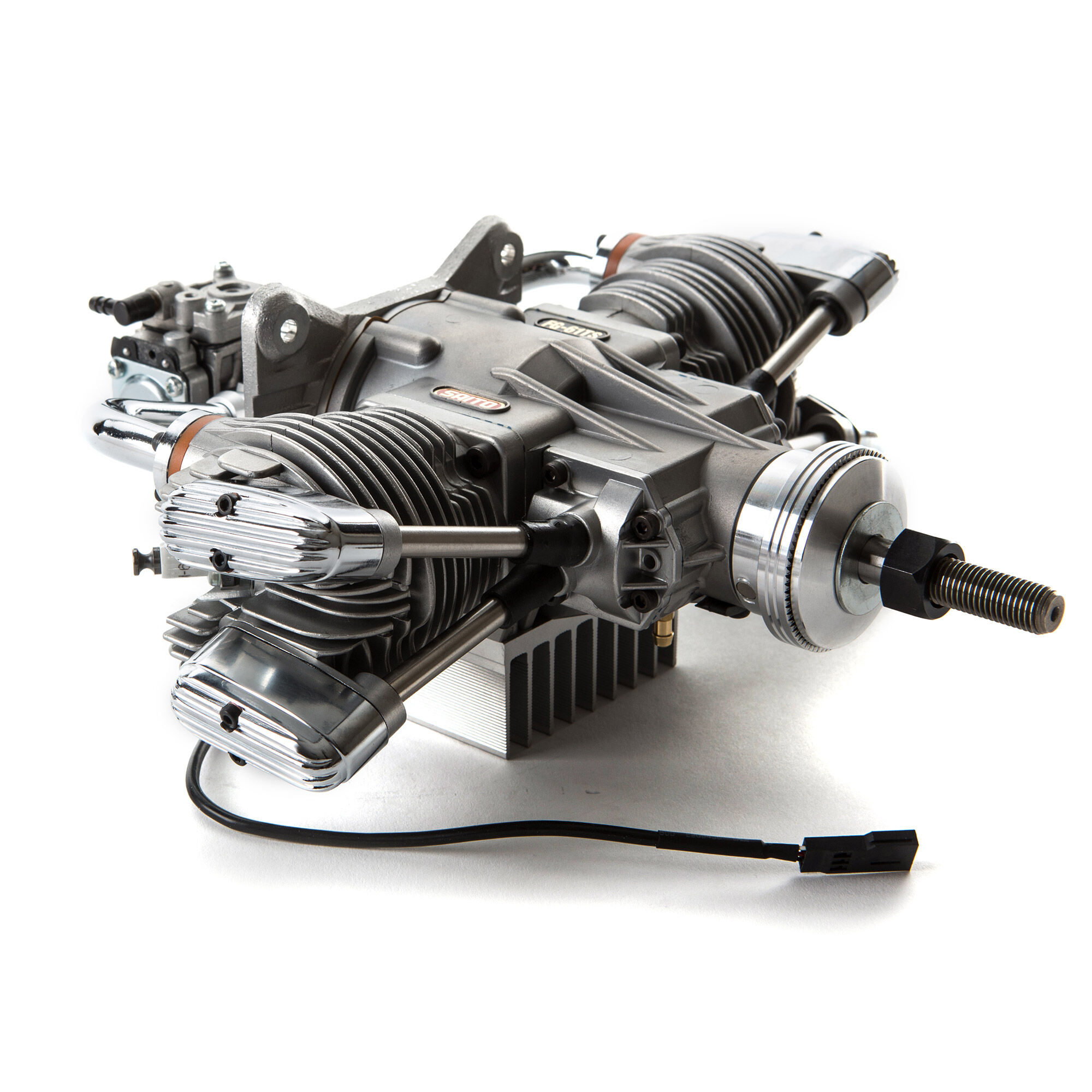 Saito Engines FG-61TS 61cc 4-Stroke Gas Twin Engine: CC