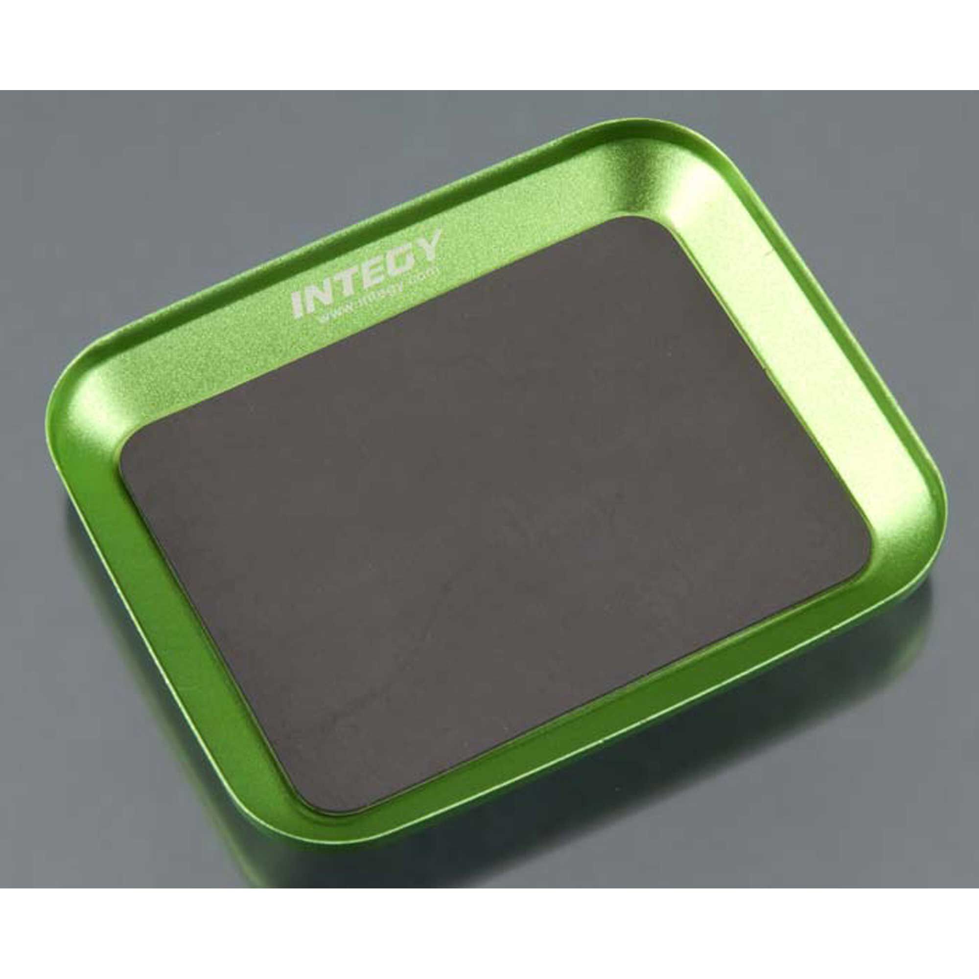 Integy Magnetic Parts Storage Tray 88x107mm, Green