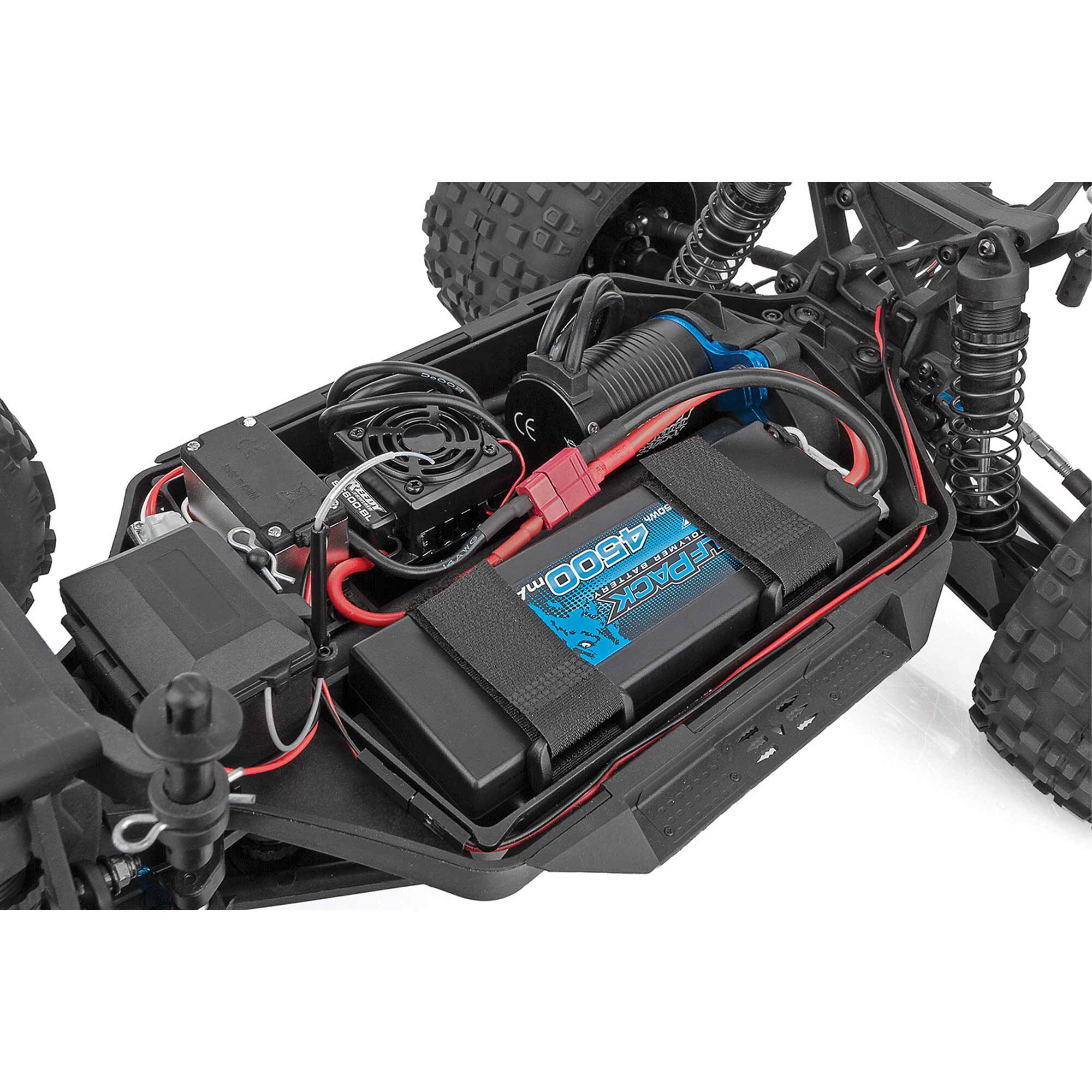 Team Associated 1/10 Rival MT10 4X4 Brushless Monster Truck RTR V2, LiPo Combo