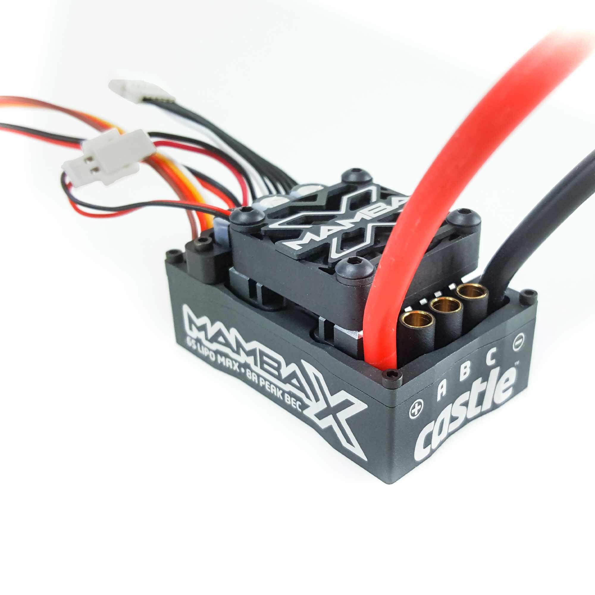 Castle Creations MAMBA X SCT Brushless ESC / 1412-2100KV 5mm Sensored Motor Combo