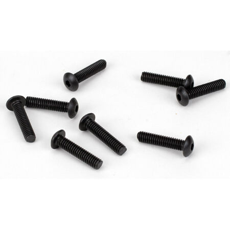 Losi Button Head Screws, 8-32 x 3/4" (8)