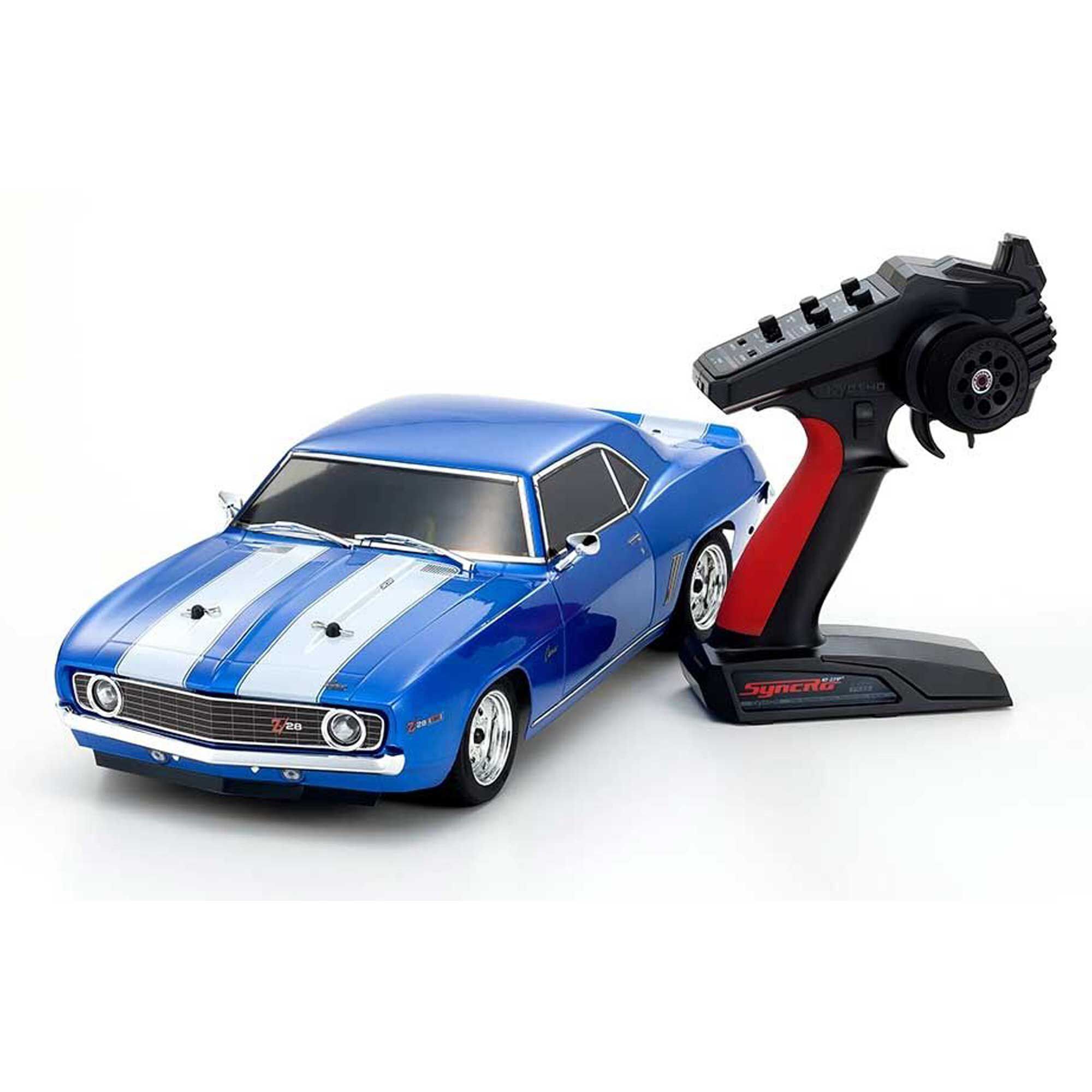 Kyosho 1/10 Fazer Mk2 1969 Chevy Camaro Z/28 4x4 Electric Touring RTR, Le Mans Blue