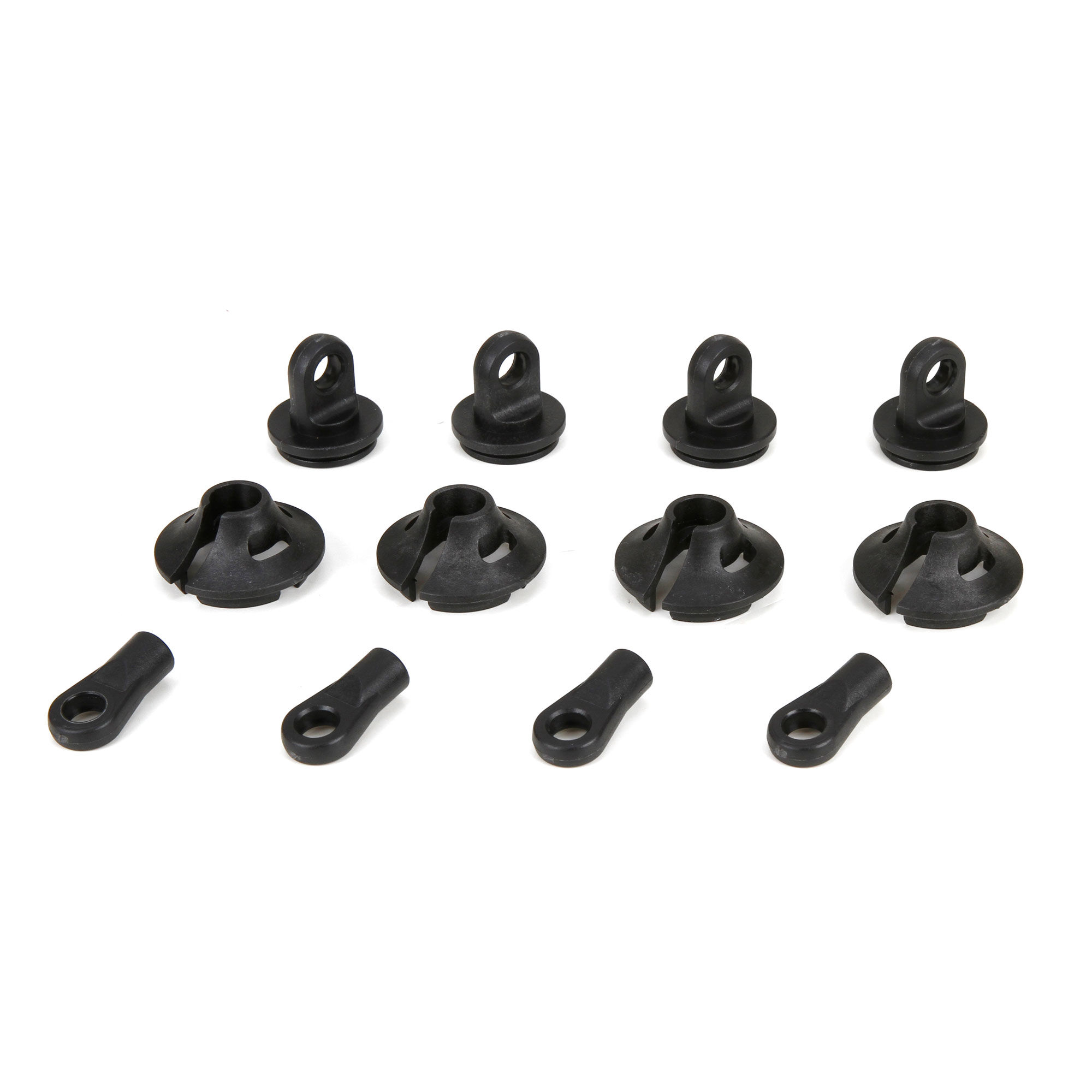 Losi Spring Cups/Clips/Shock Ends (2): MTXL/DBXL-E/DBXL 2.0