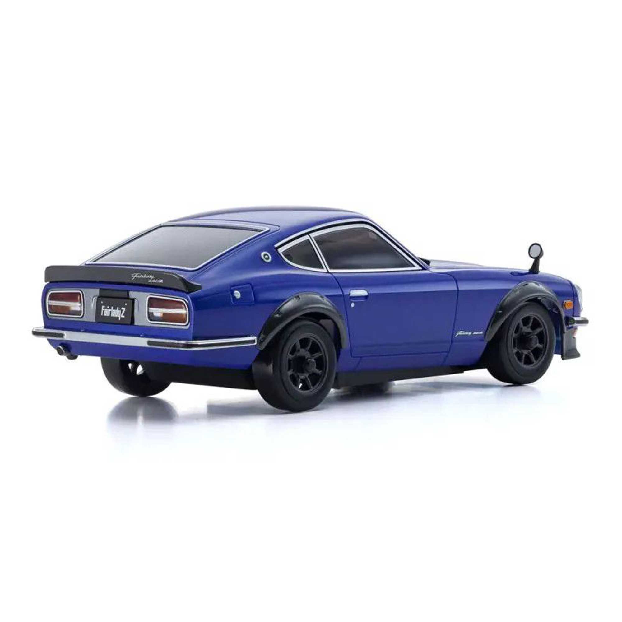 Kyosho 1/28 Nissan Fairlady 240Z-L Mini-Z AWD RTR, Metallic Blue