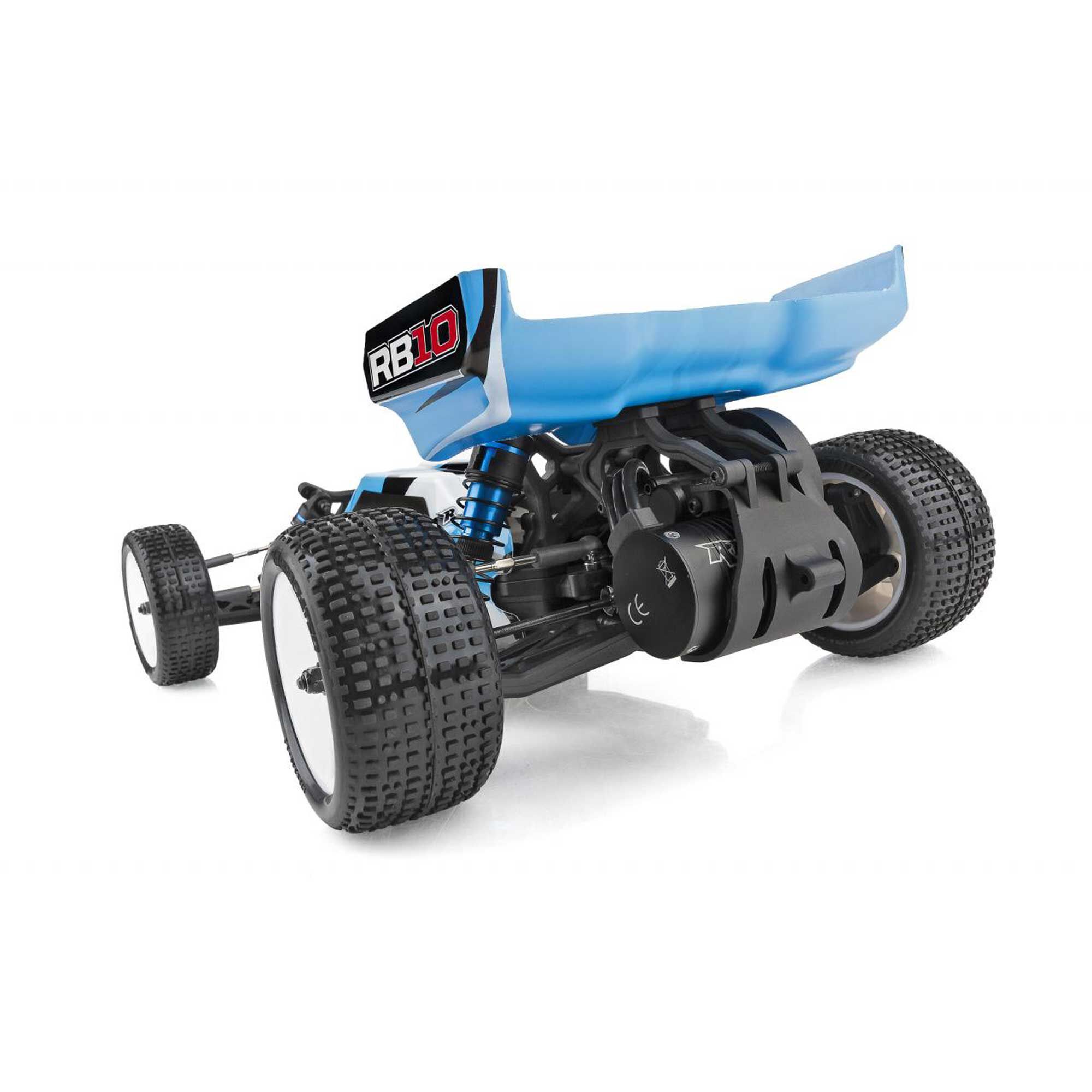 Team Associated 1/10 RB10 2WD Buggy RTR, Blue, LiPo Combo