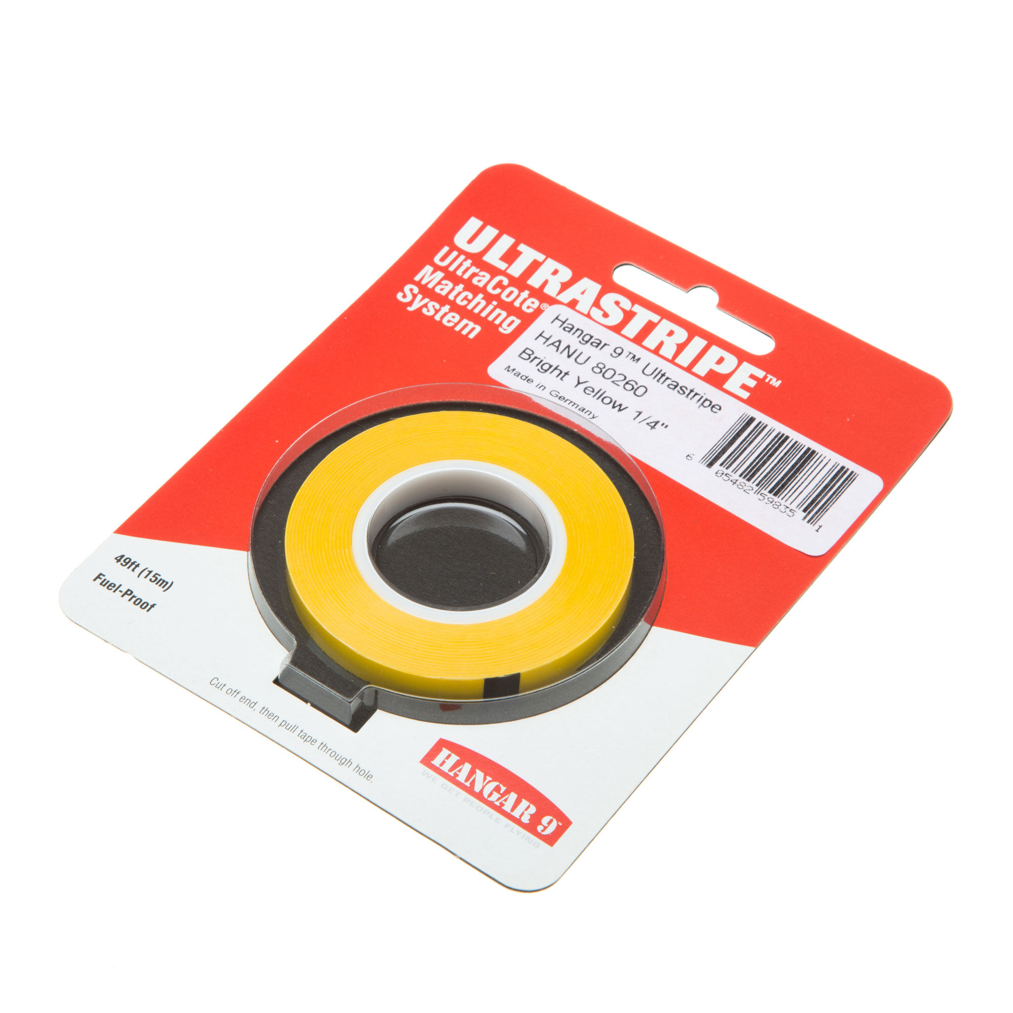 Hangar 9 UltraStripe, Bright Yellow 1/4"