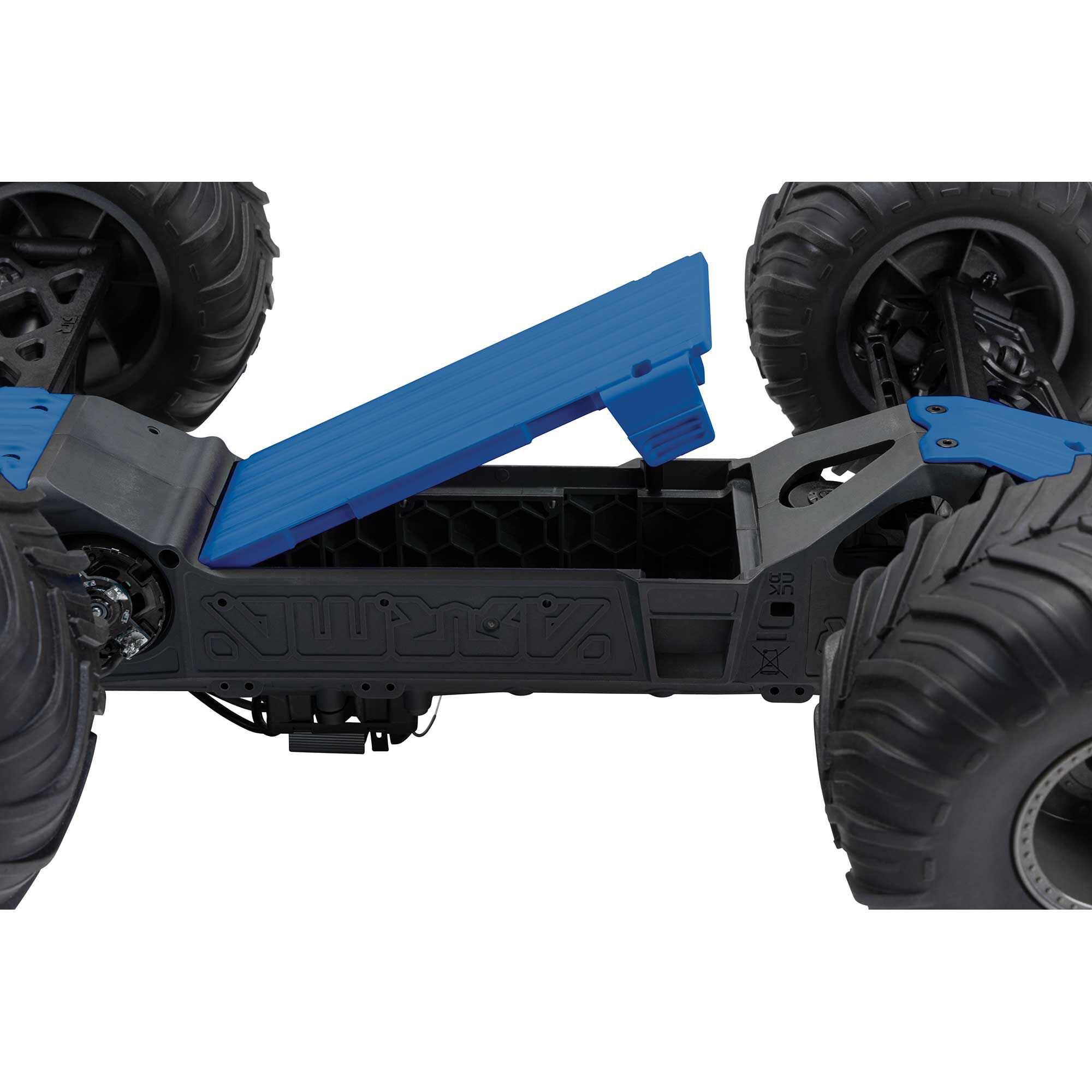 ARRMA 1/10 GORGON 2WD RTR Brushed Monster Truck, Blue