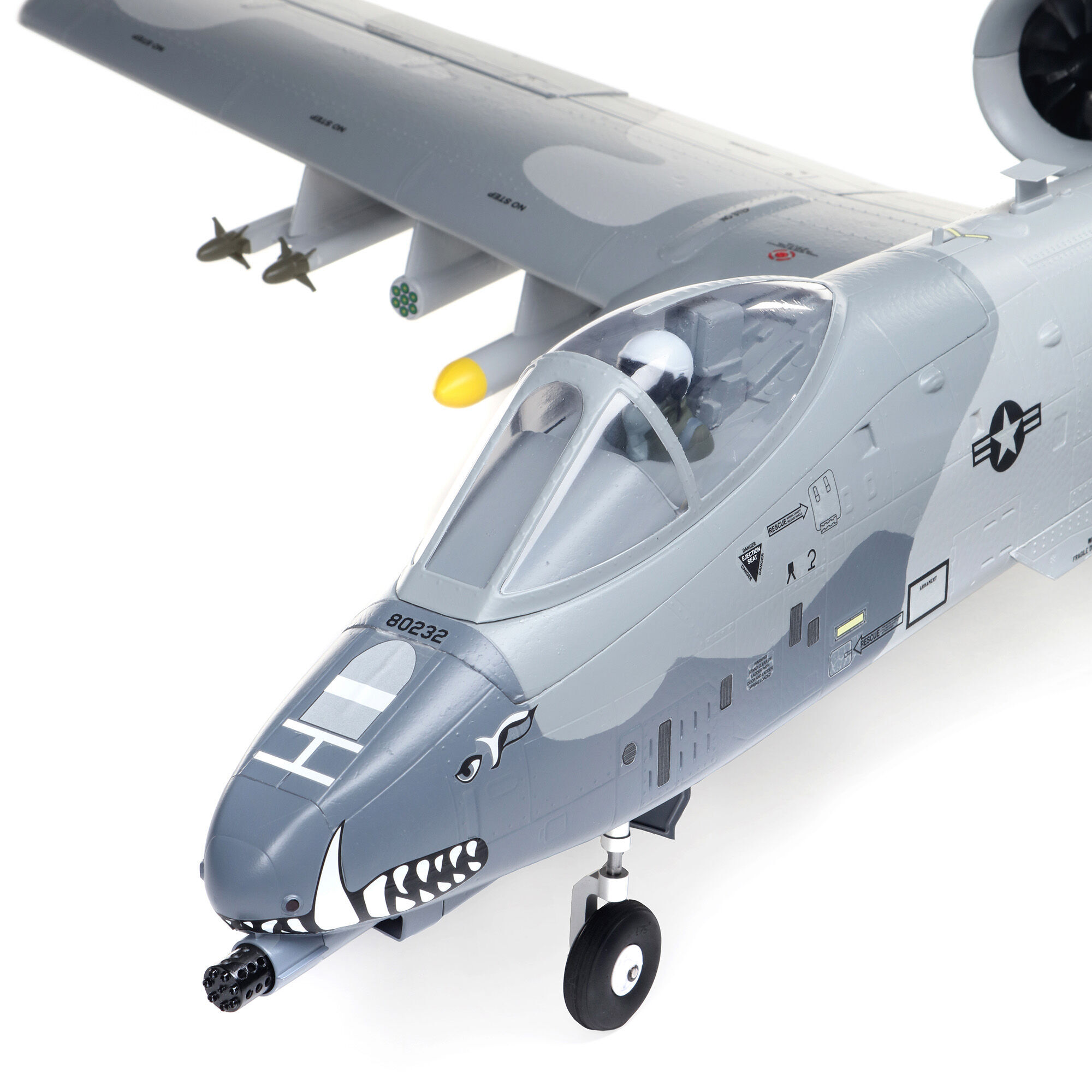 E-flite A-10 Thunderbolt II Twin 64mm EDF BNF Basic with AS3X and SAFE Select