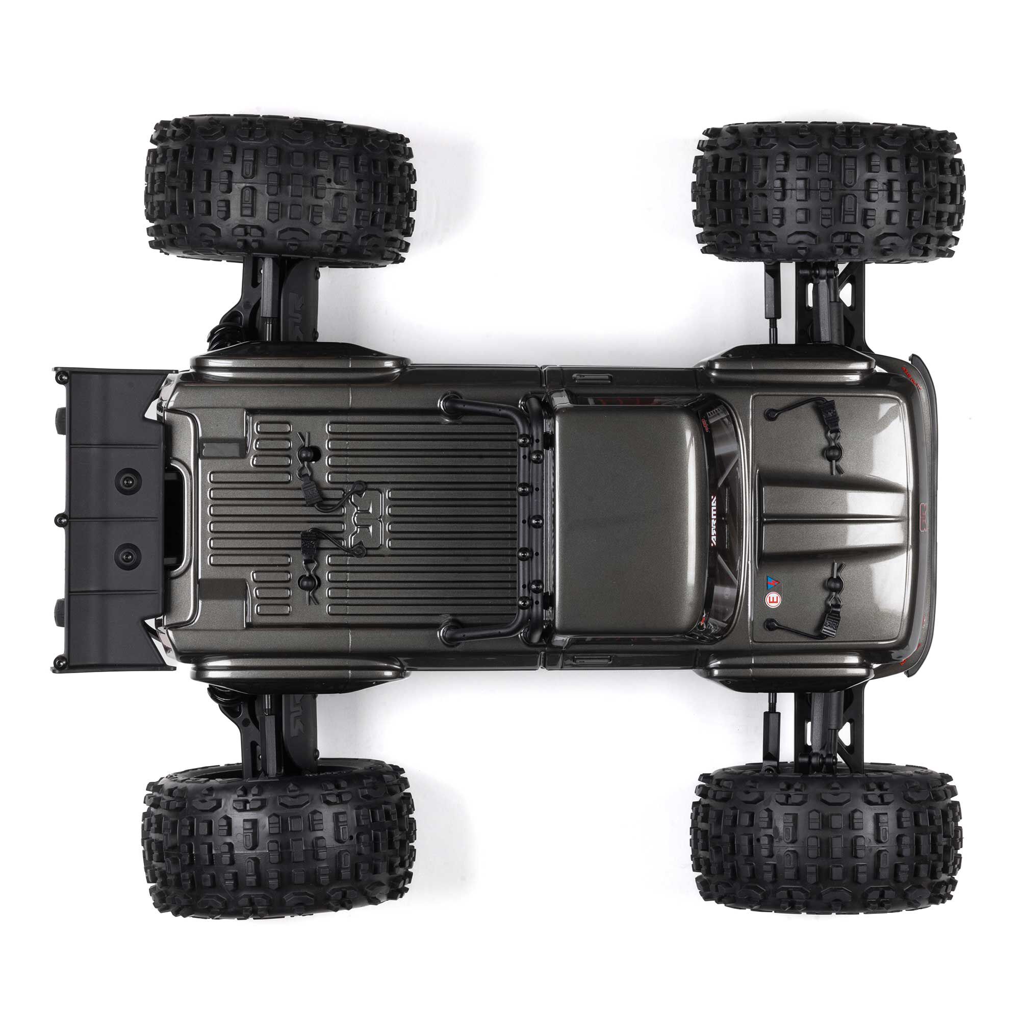 ARRMA 1/10 OUTCAST 4S 4X4 RTR Brushless Stunt Truck, Gun Metal