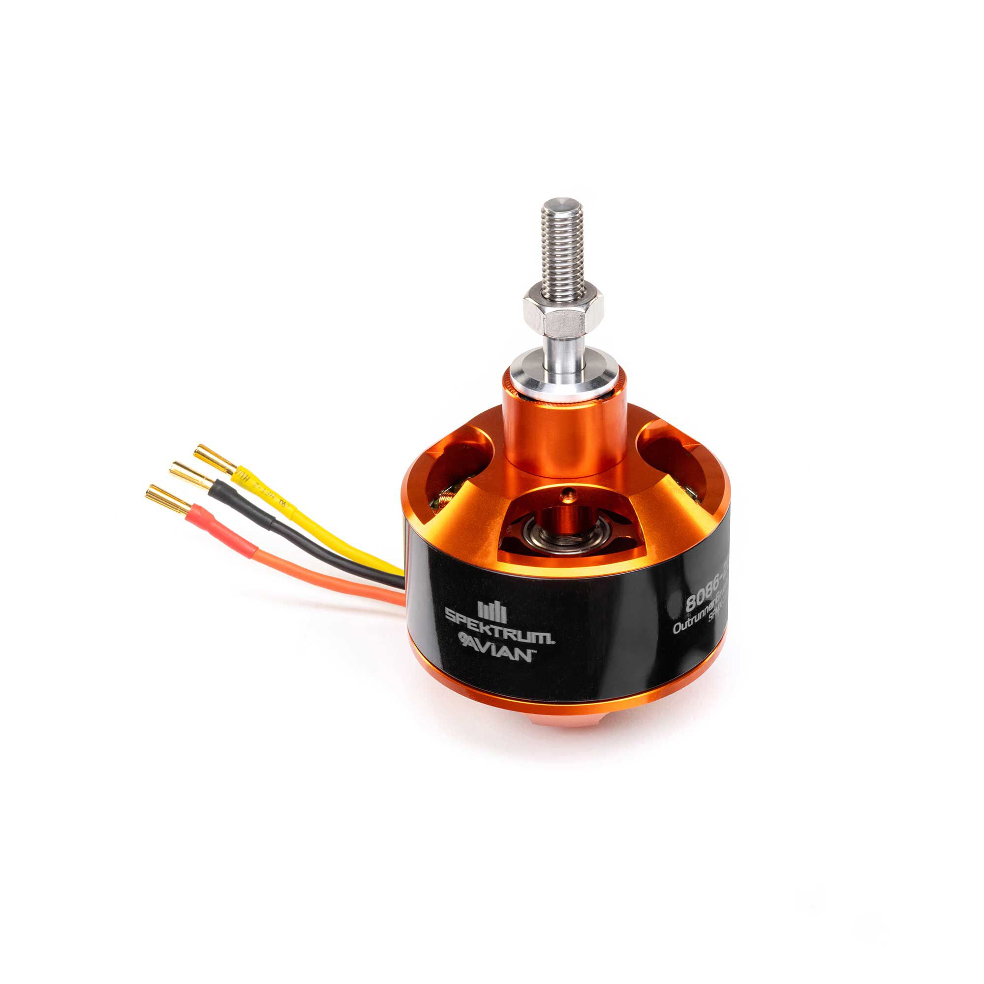 Spektrum Accessories Avian Brushless Outrunner Motor, 8086-200Kv 24-Pole (40cc)